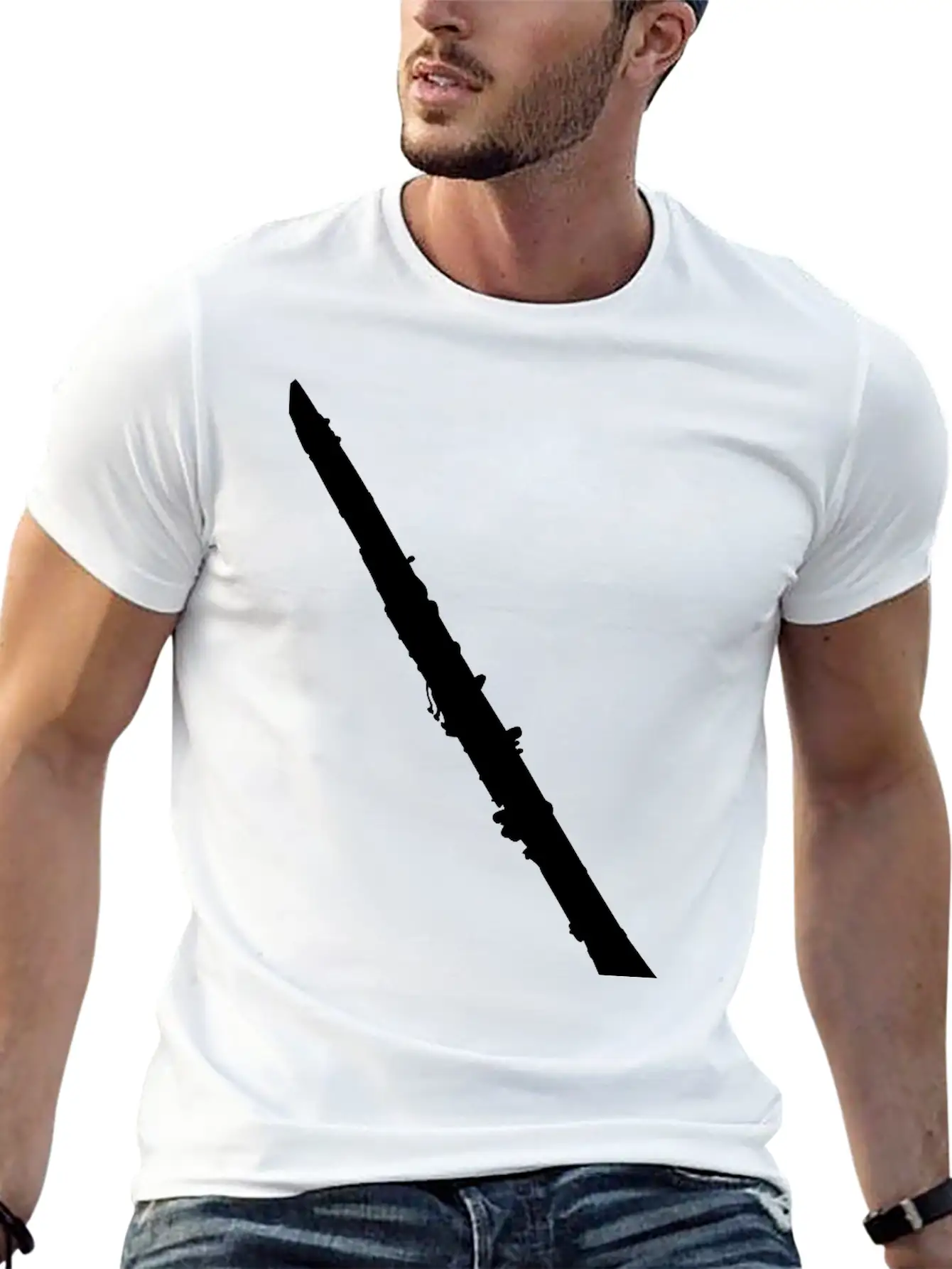 Clarinet Essential Cotton Tee For Daily Outfits ¨C Unisex Style