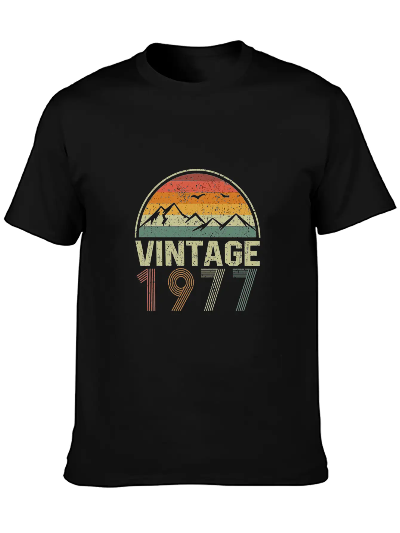 Classic 43Rd Birthday Gift Idea Vintage 1977 Essential Cotton Tee For Daily Outfits ¨C Unisex Style