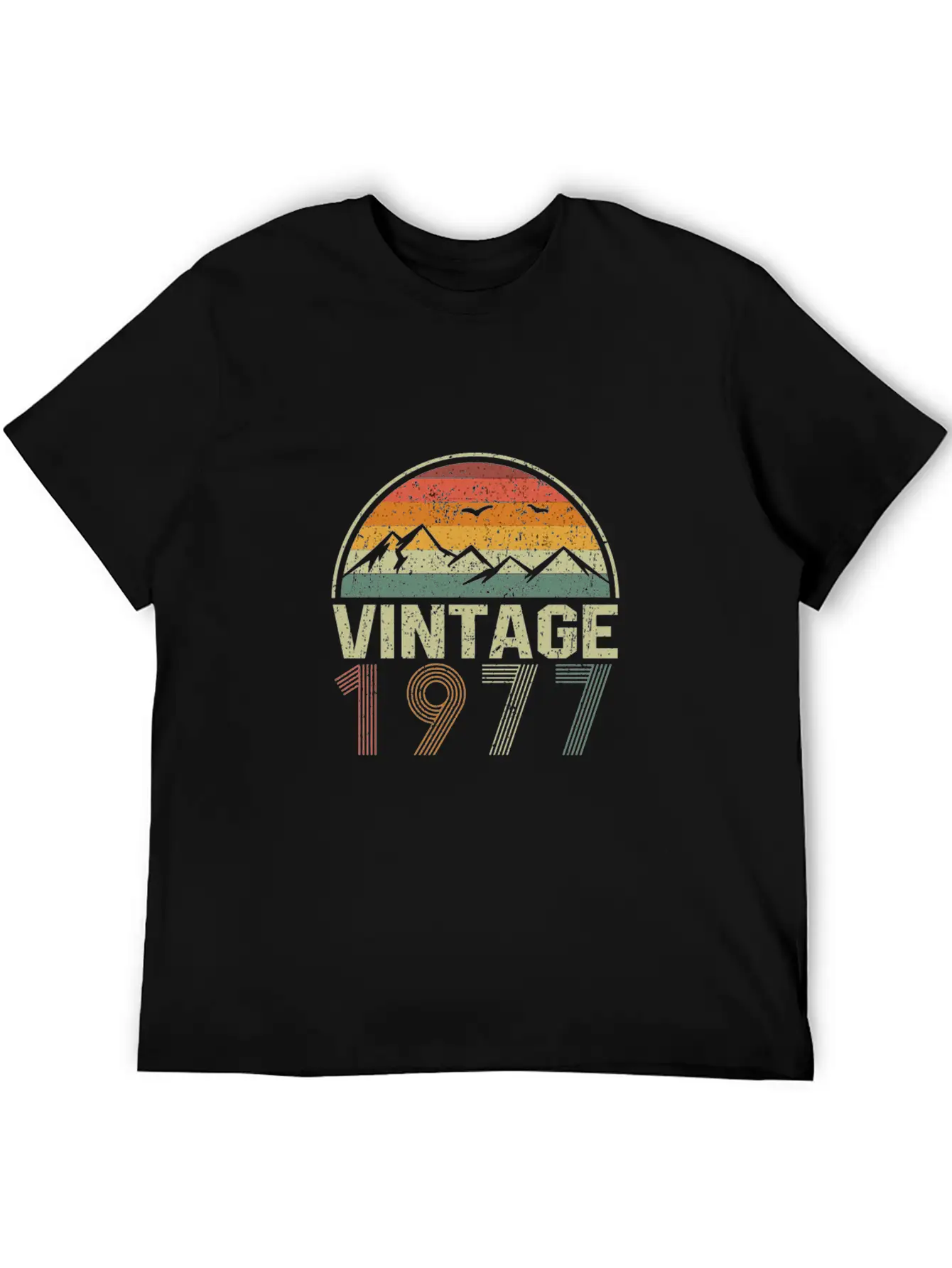 Classic 43Rd Birthday Gift Idea Vintage 1977 Essential Cotton Tee For Daily Outfits ¨C Unisex Style