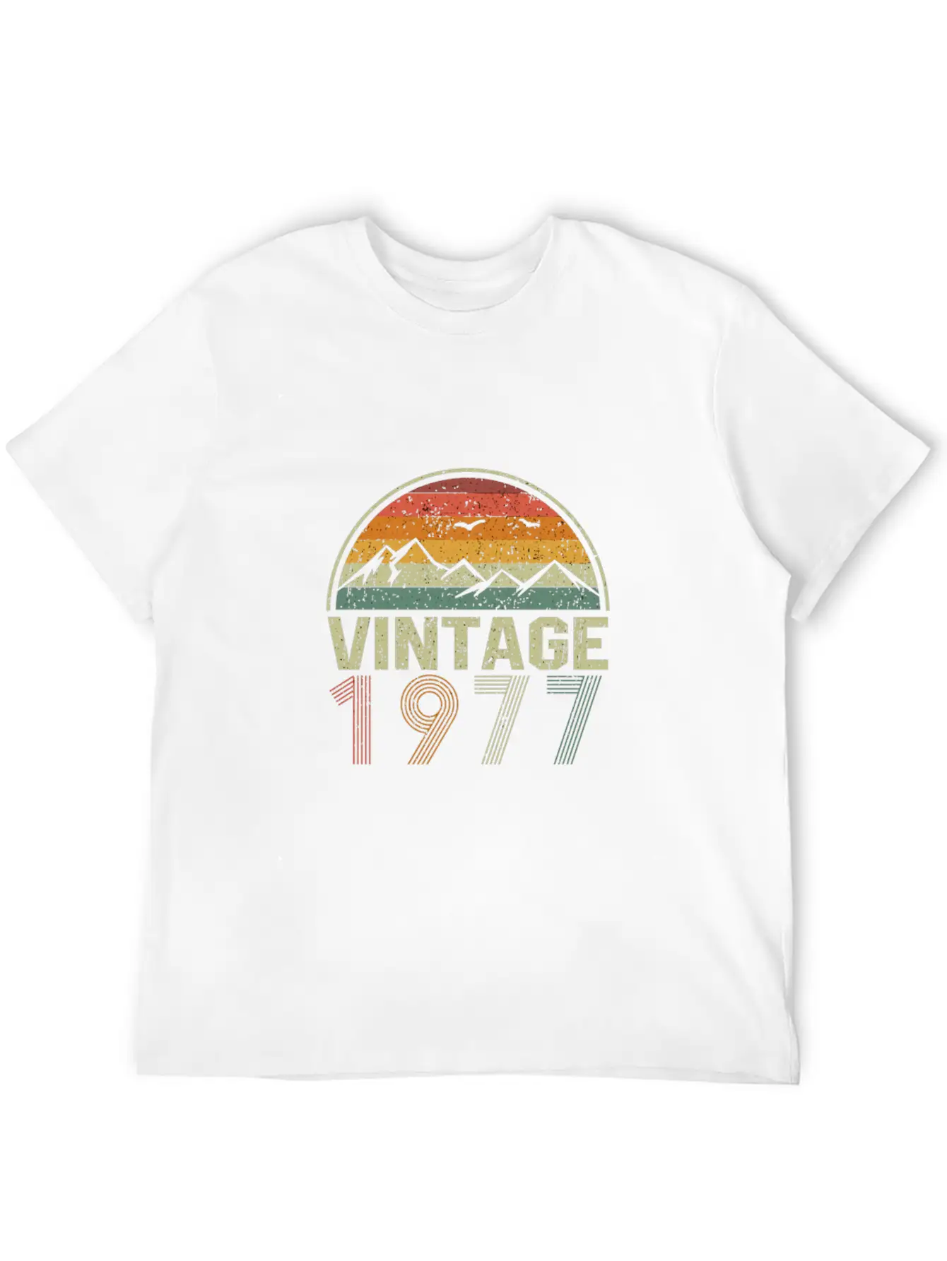 Classic 43Rd Birthday Gift Idea Vintage 1977 Essential Cotton Tee For Daily Outfits ¨C Unisex Style