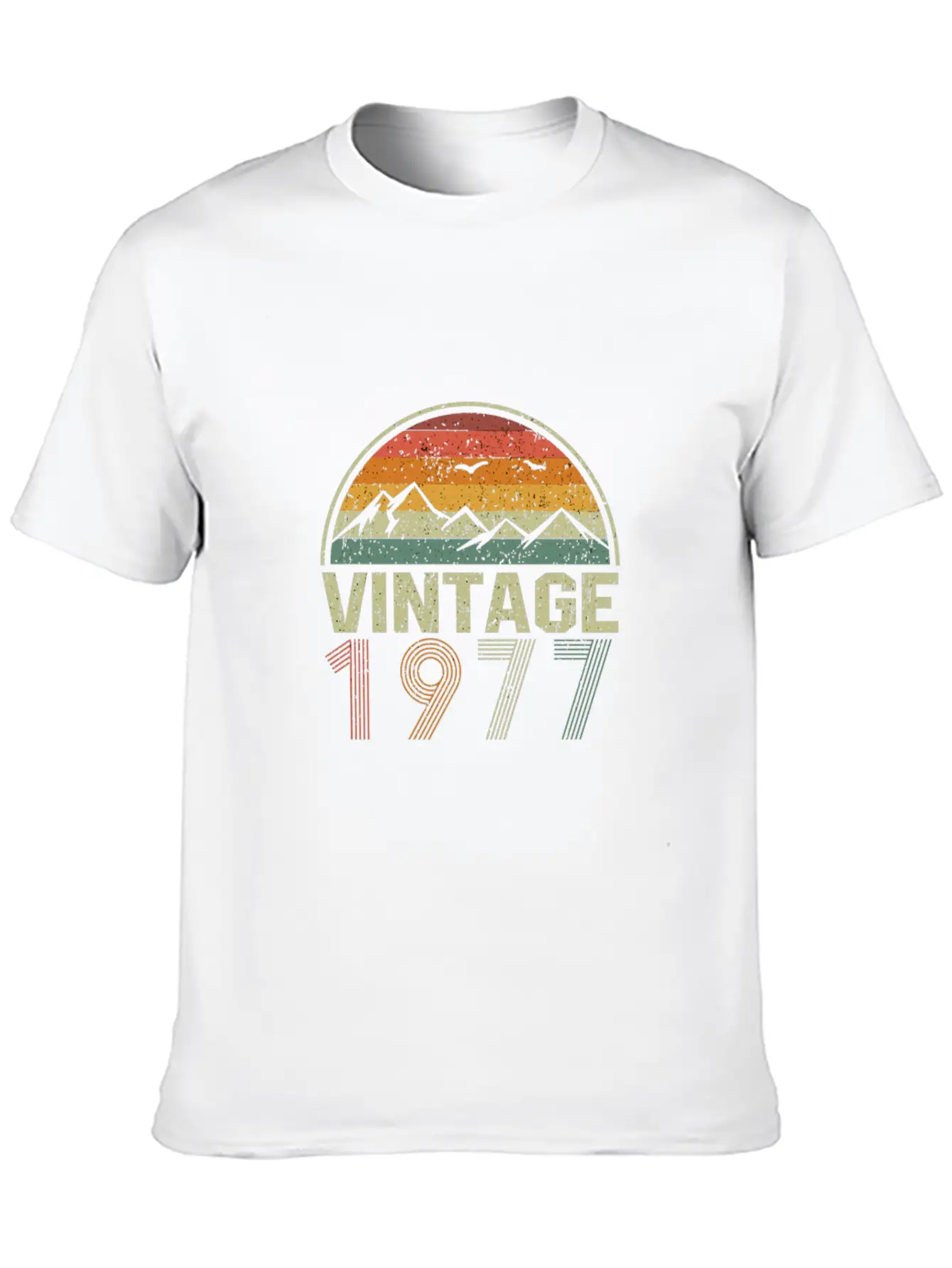 Classic 43Rd Birthday Gift Idea Vintage 1977 Essential Cotton Tee For Daily Outfits ¨C Unisex Style