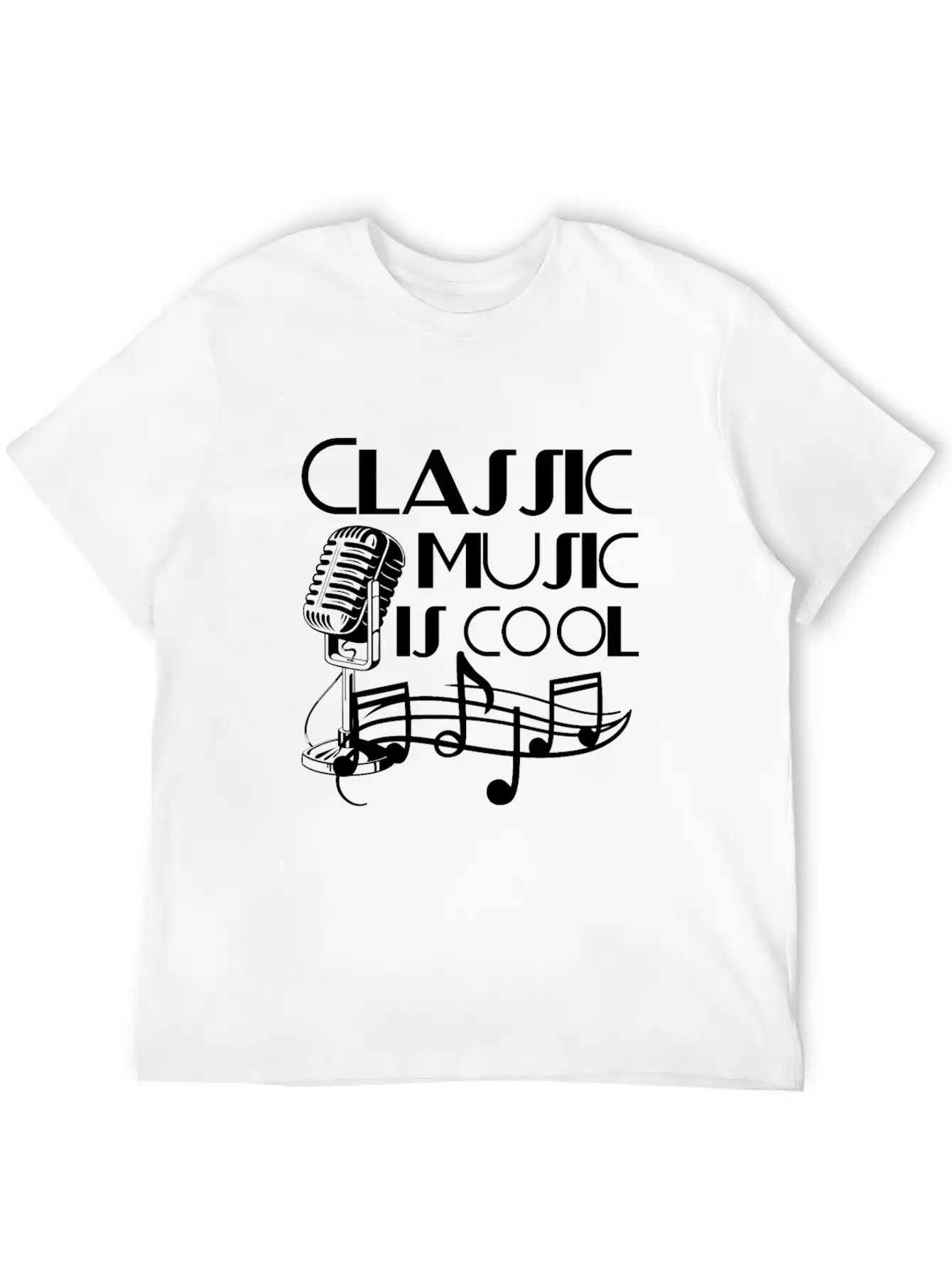 Classical Music Basic Graphic T-Shirt ¨C Daily Comfort In Soft Cotton