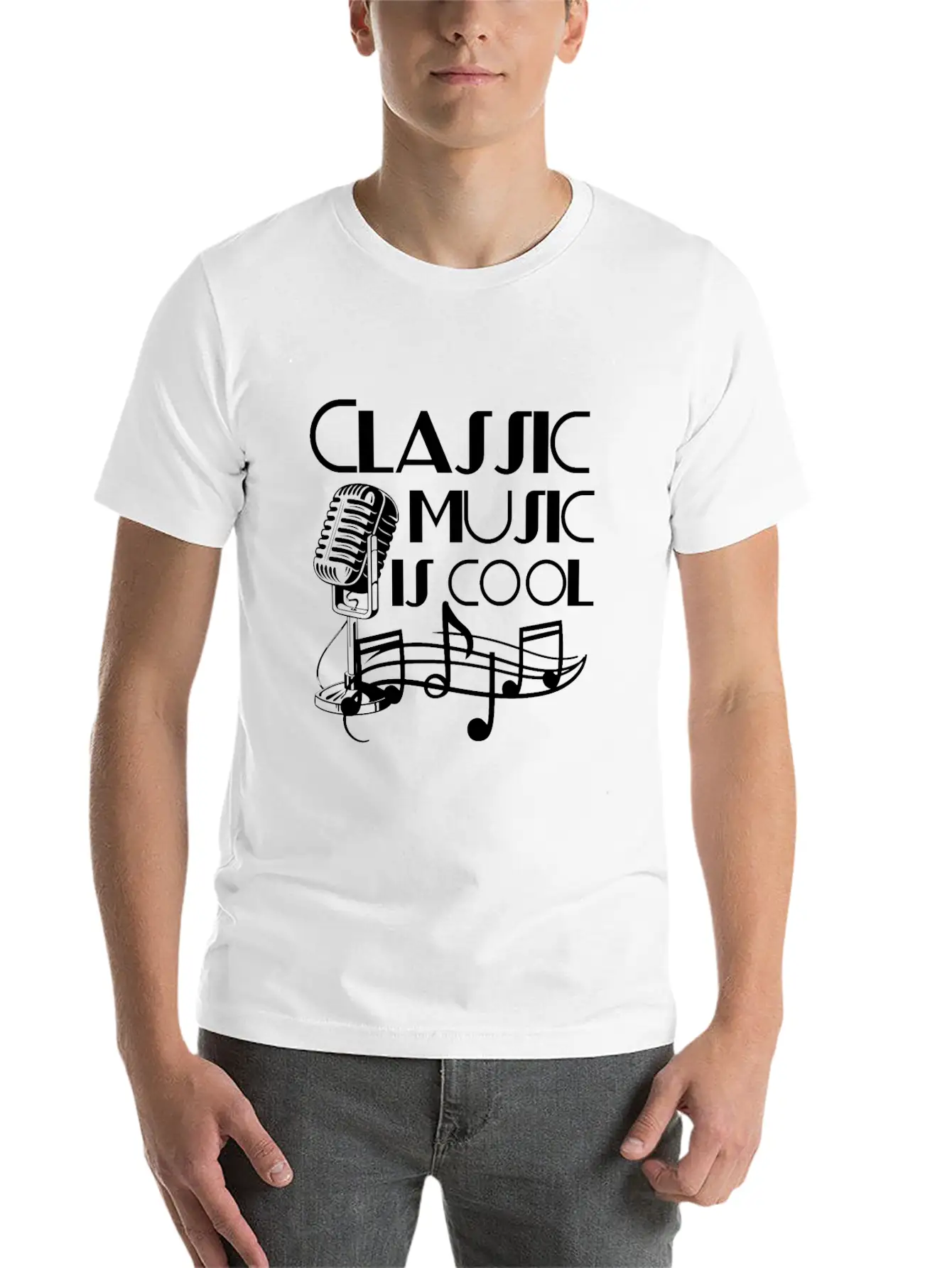 Classical Music Basic Graphic T-Shirt ¨C Daily Comfort In Soft Cotton