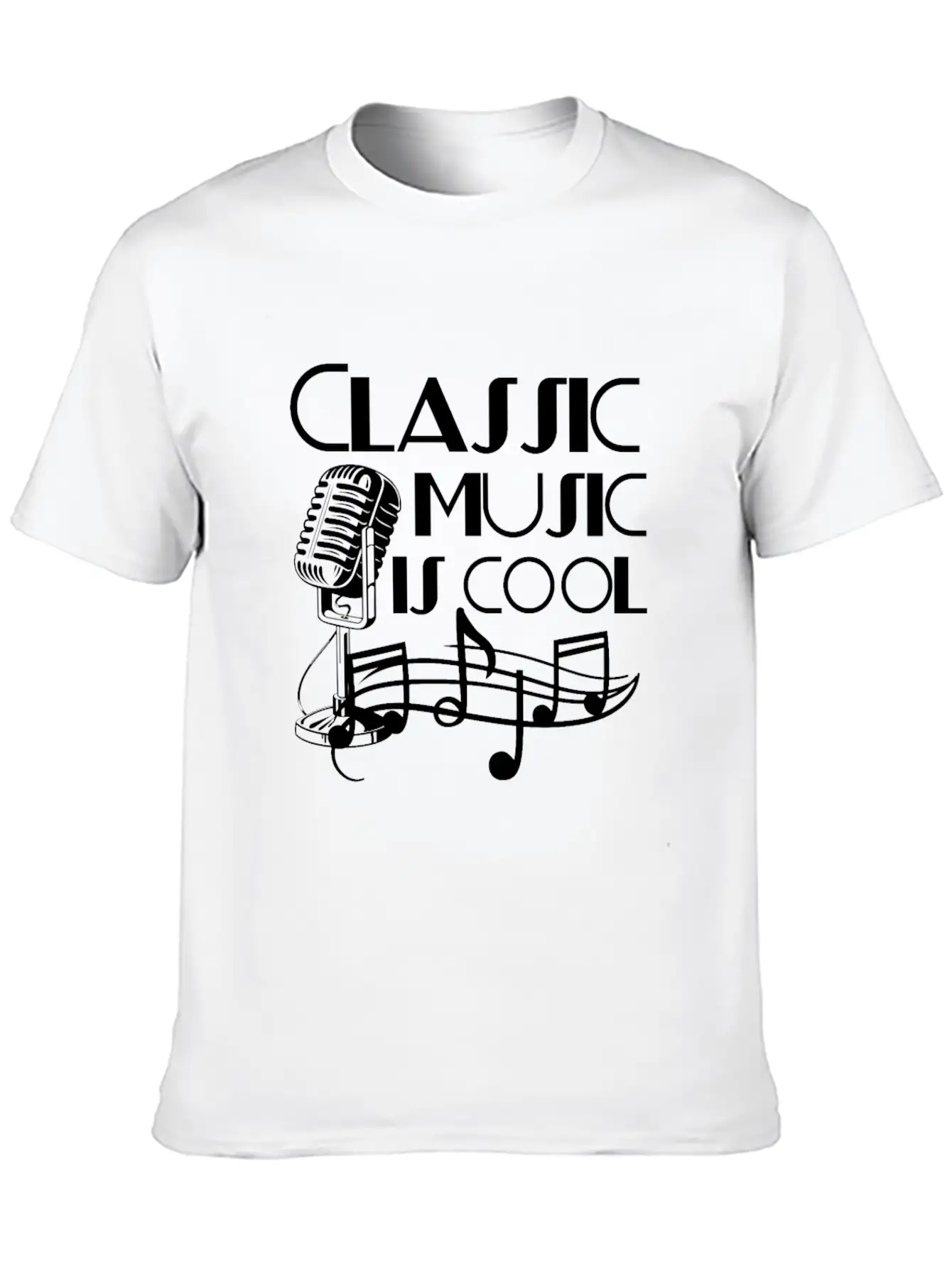 Classical Music Basic Graphic T-Shirt ¨C Daily Comfort In Soft Cotton