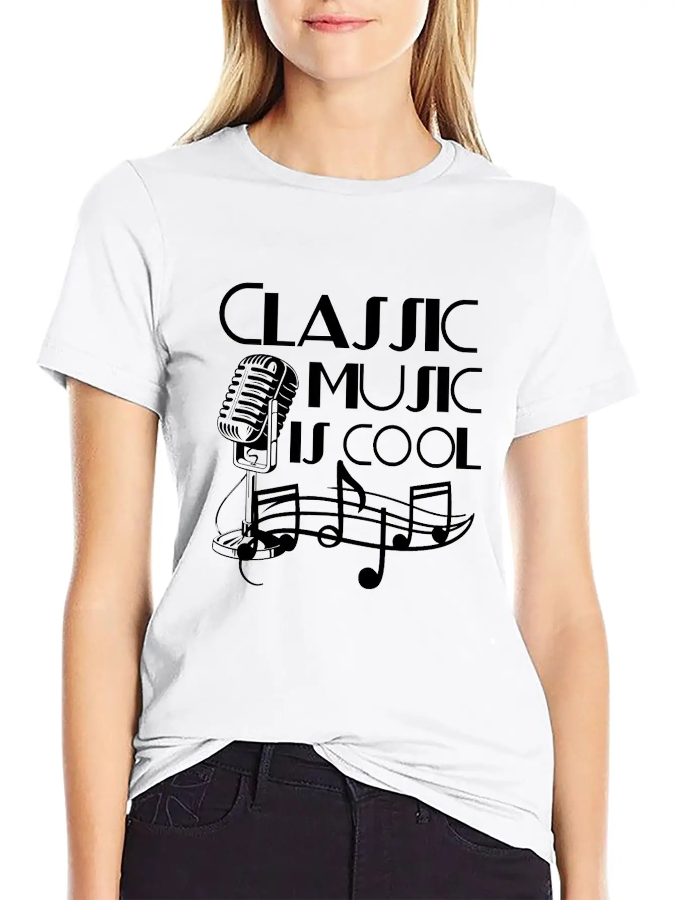 Classical Music Basic Graphic T-Shirt ¨C Daily Comfort In Soft Cotton