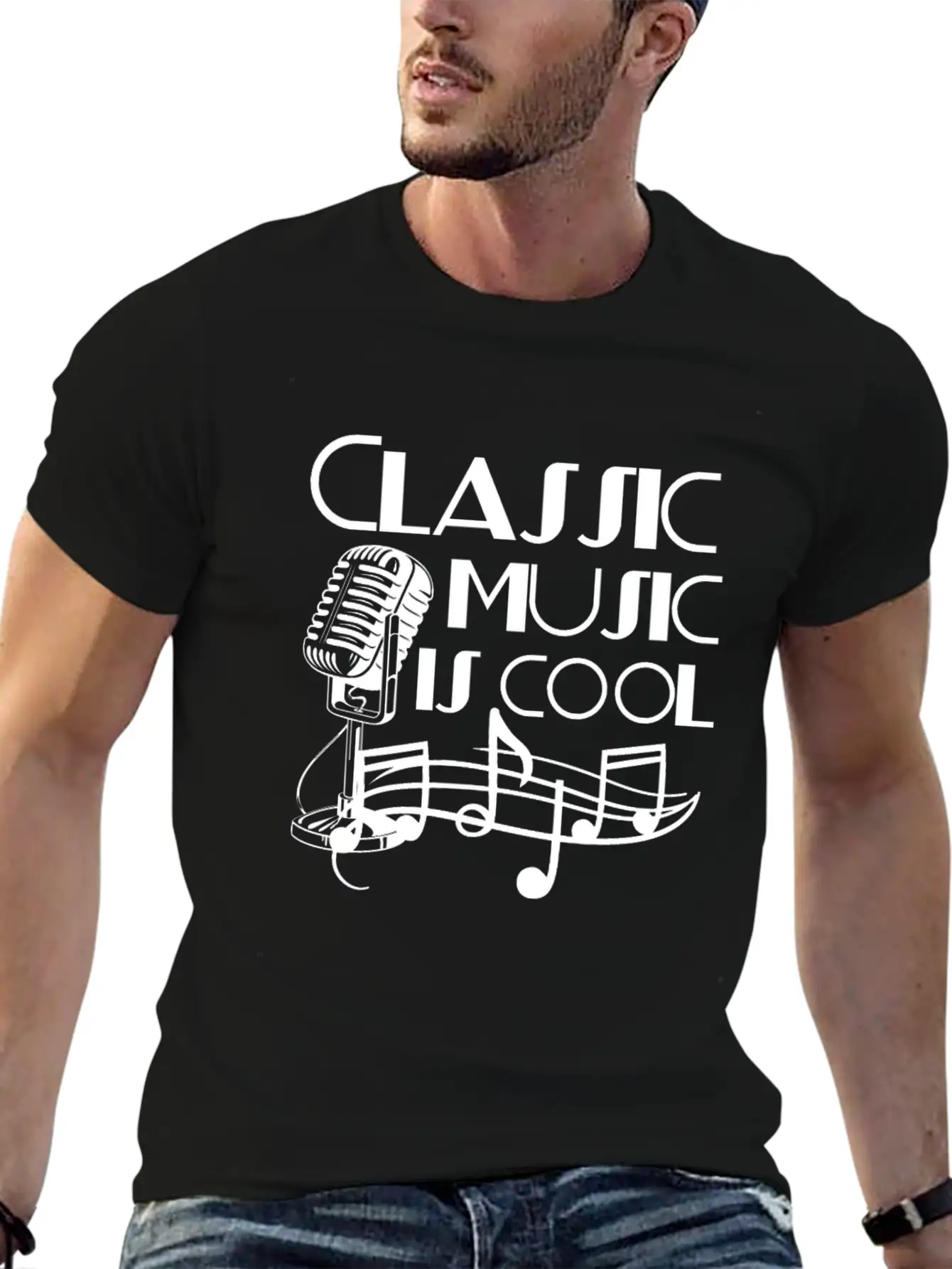 Classical Music Basic Graphic T-Shirt ¨C Daily Comfort In Soft Cotton