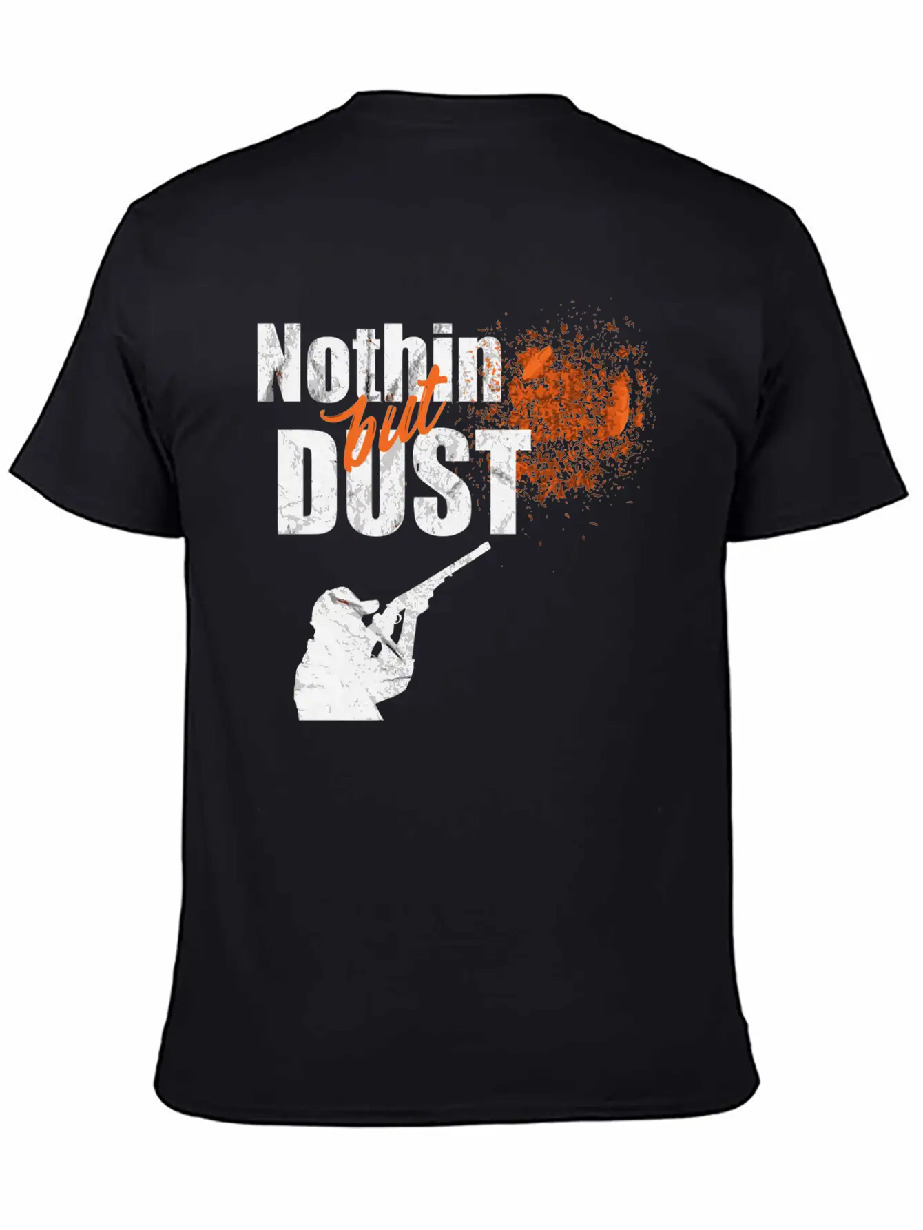 Clay Target Shooting Nothing But Dust Trap Skeet C Basic Graphic T-Shirt ¨C Daily Comfort In Soft Cotton