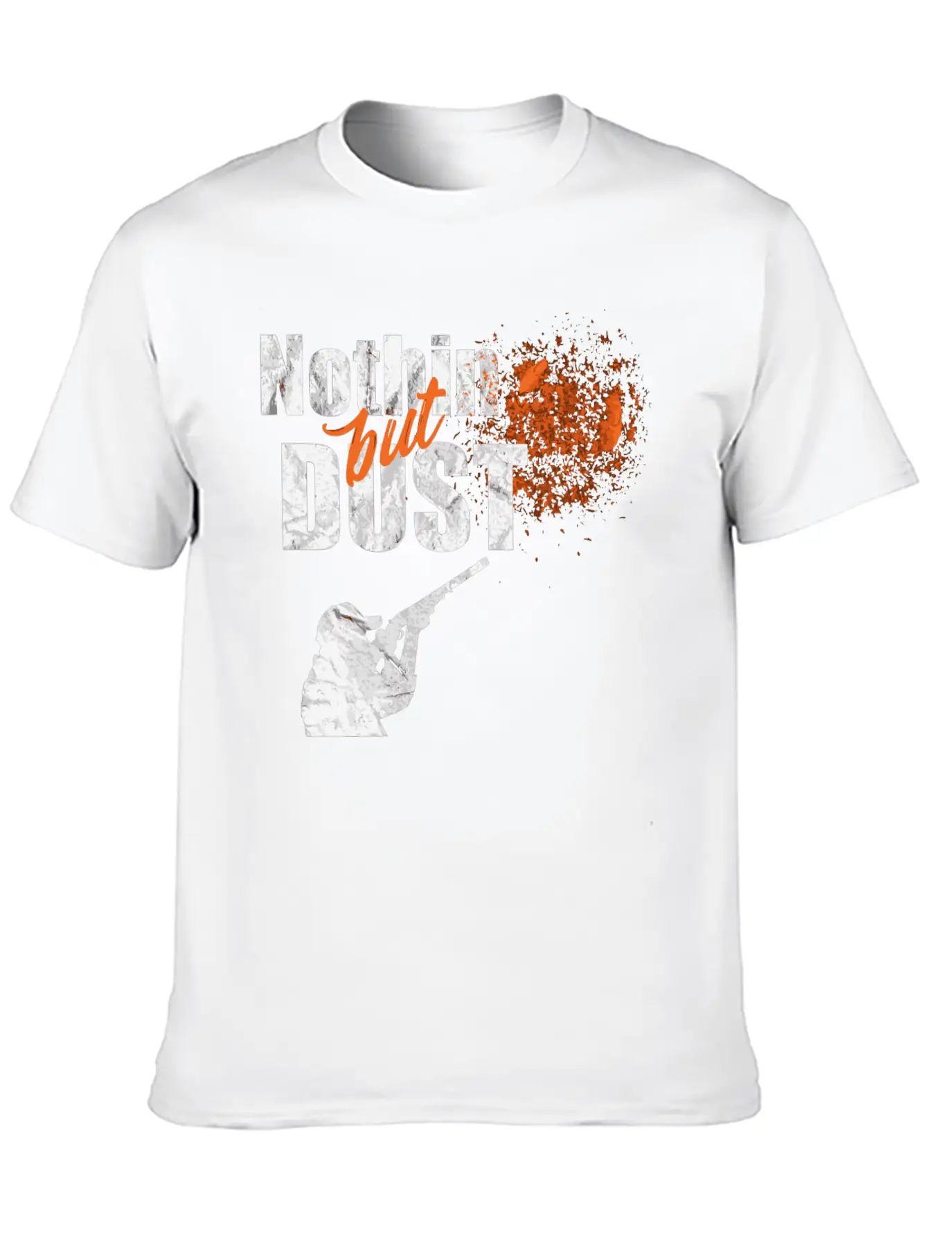 Clay Target Shooting Nothing But Dust Trap Skeet C Basic Graphic T-Shirt ¨C Daily Comfort In Soft Cotton