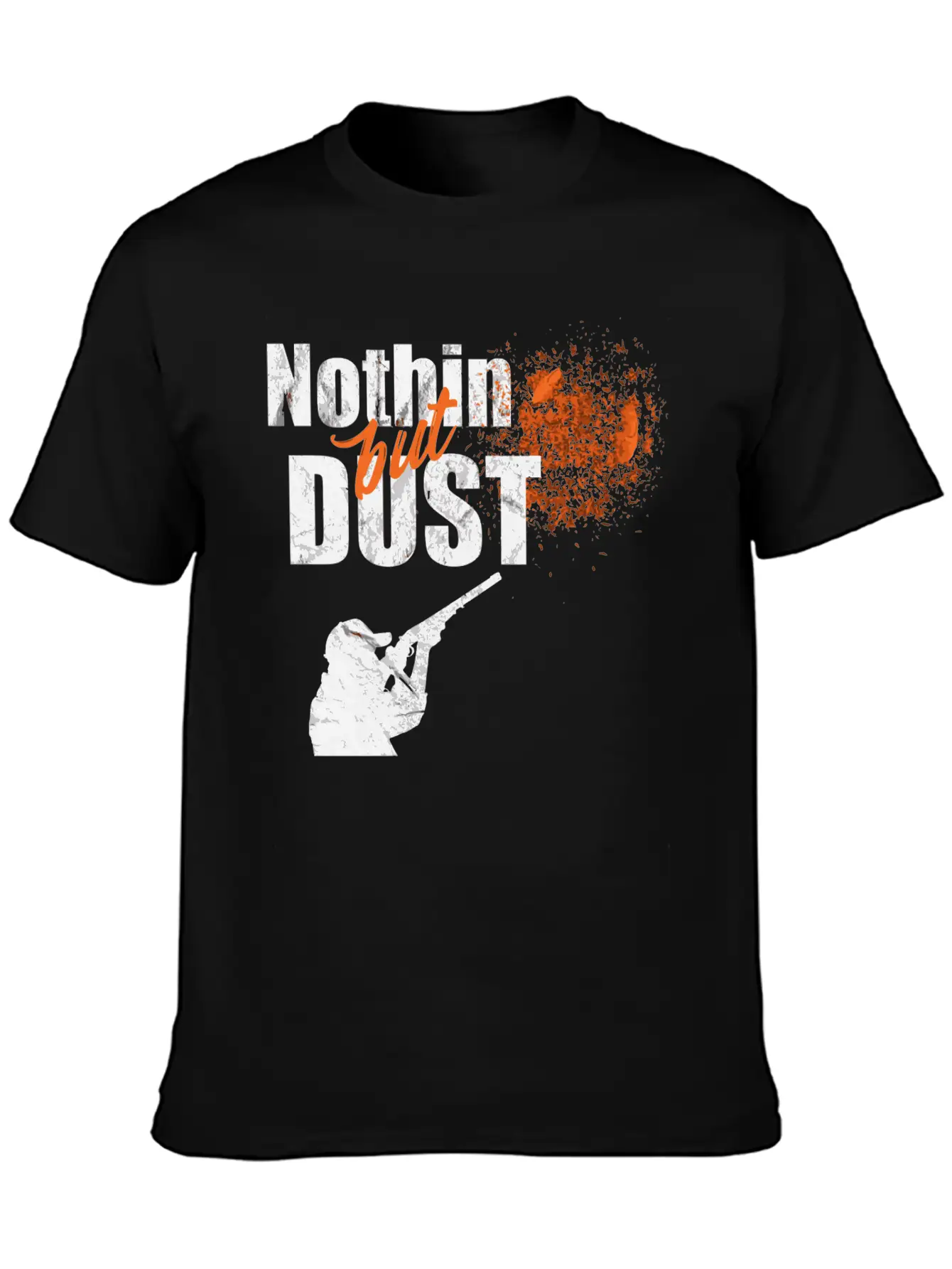 Clay Target Shooting Nothing But Dust Trap Skeet C Basic Graphic T-Shirt ¨C Daily Comfort In Soft Cotton