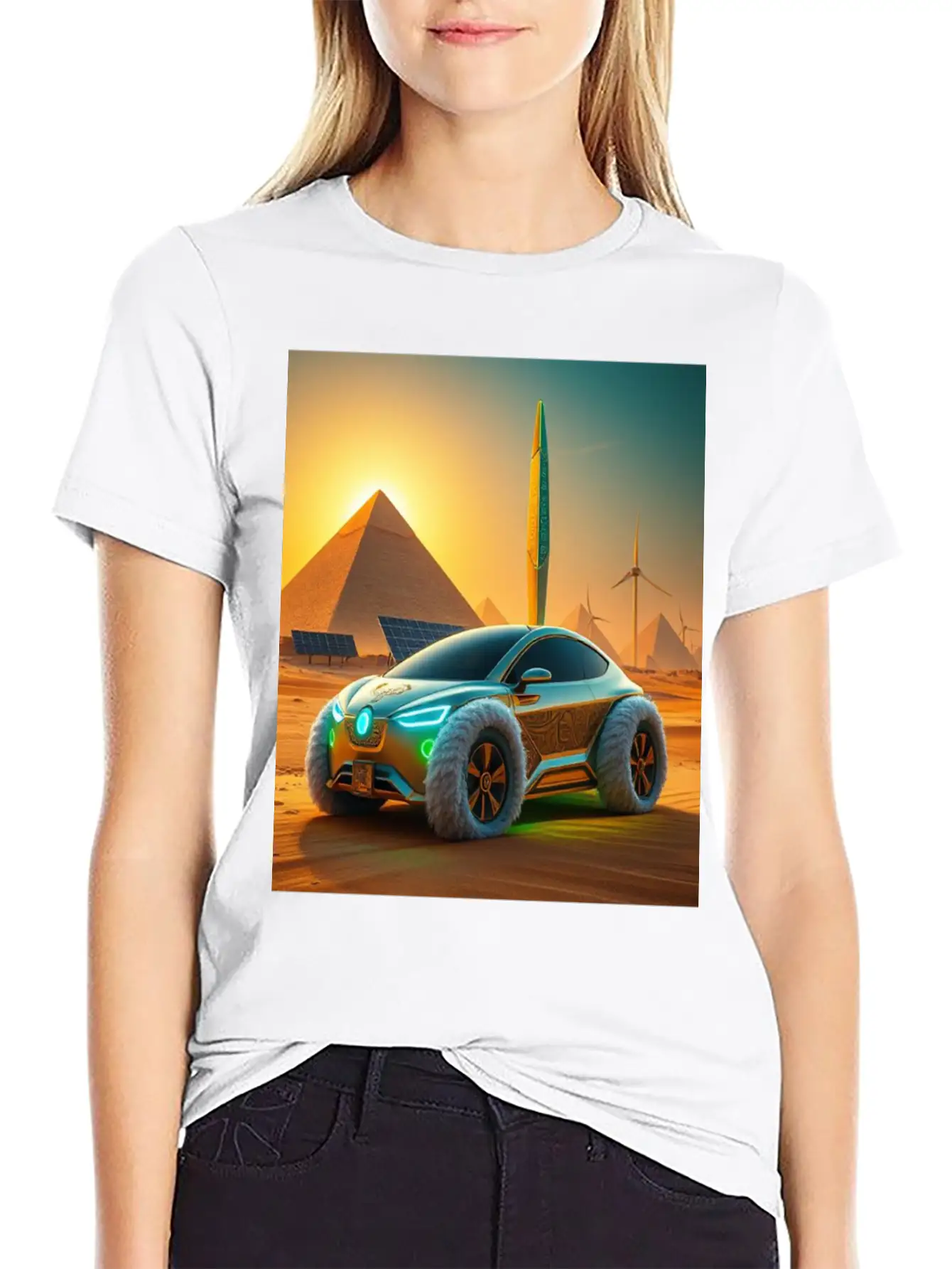 Clean Energy & EV Design Essential Cotton Tee For Daily Outfits ¨C Unisex Style