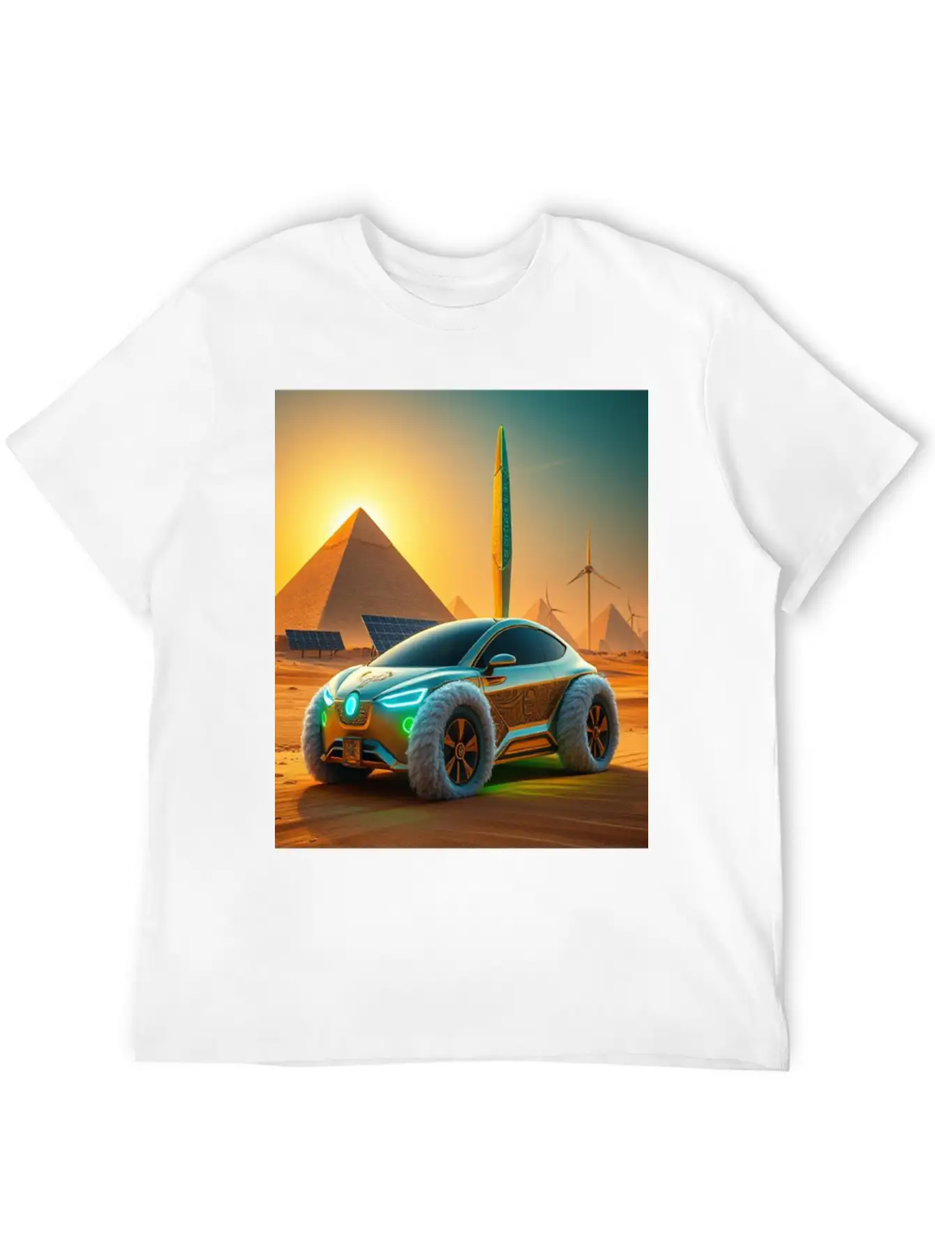 Clean Energy & EV Design Essential Cotton Tee For Daily Outfits ¨C Unisex Style