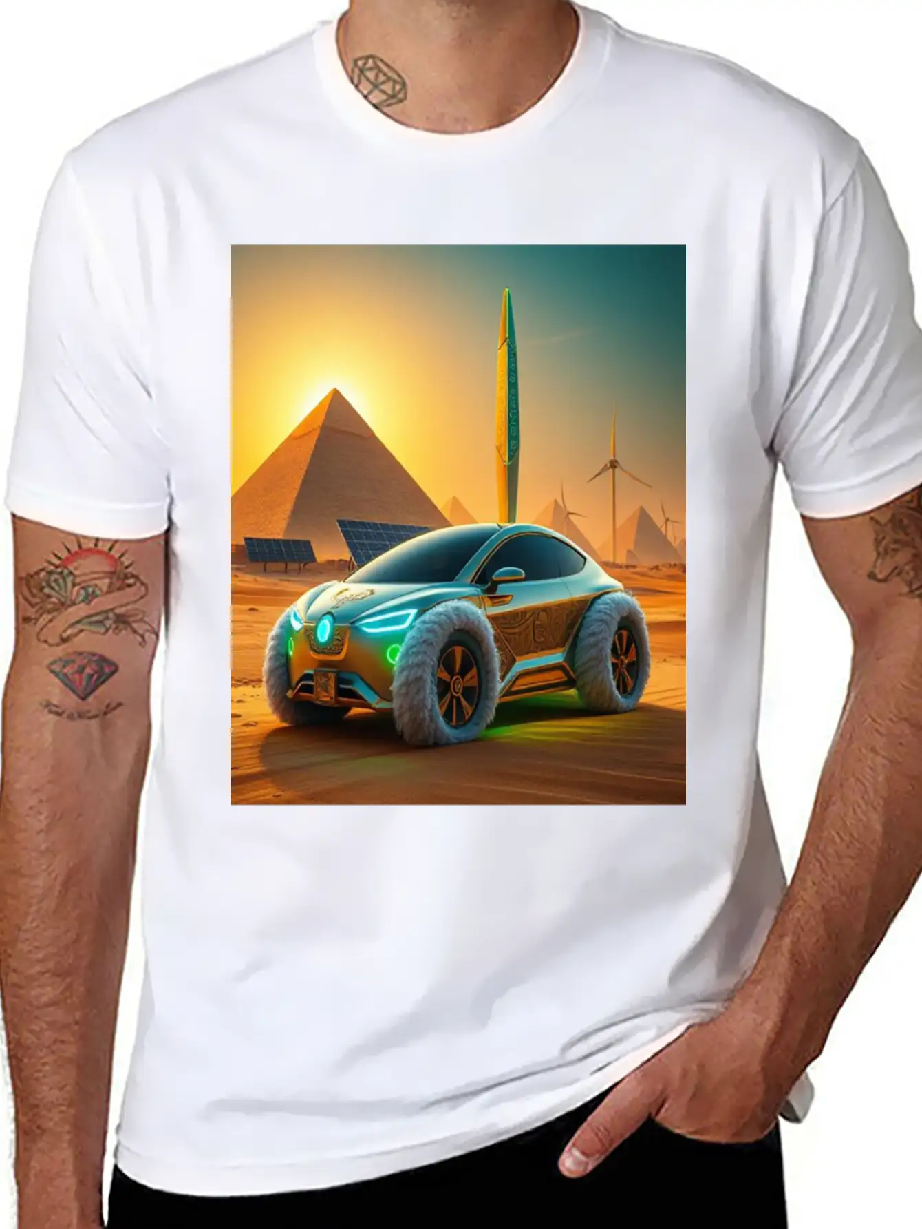 Clean Energy & EV Design Essential Cotton Tee For Daily Outfits ¨C Unisex Style