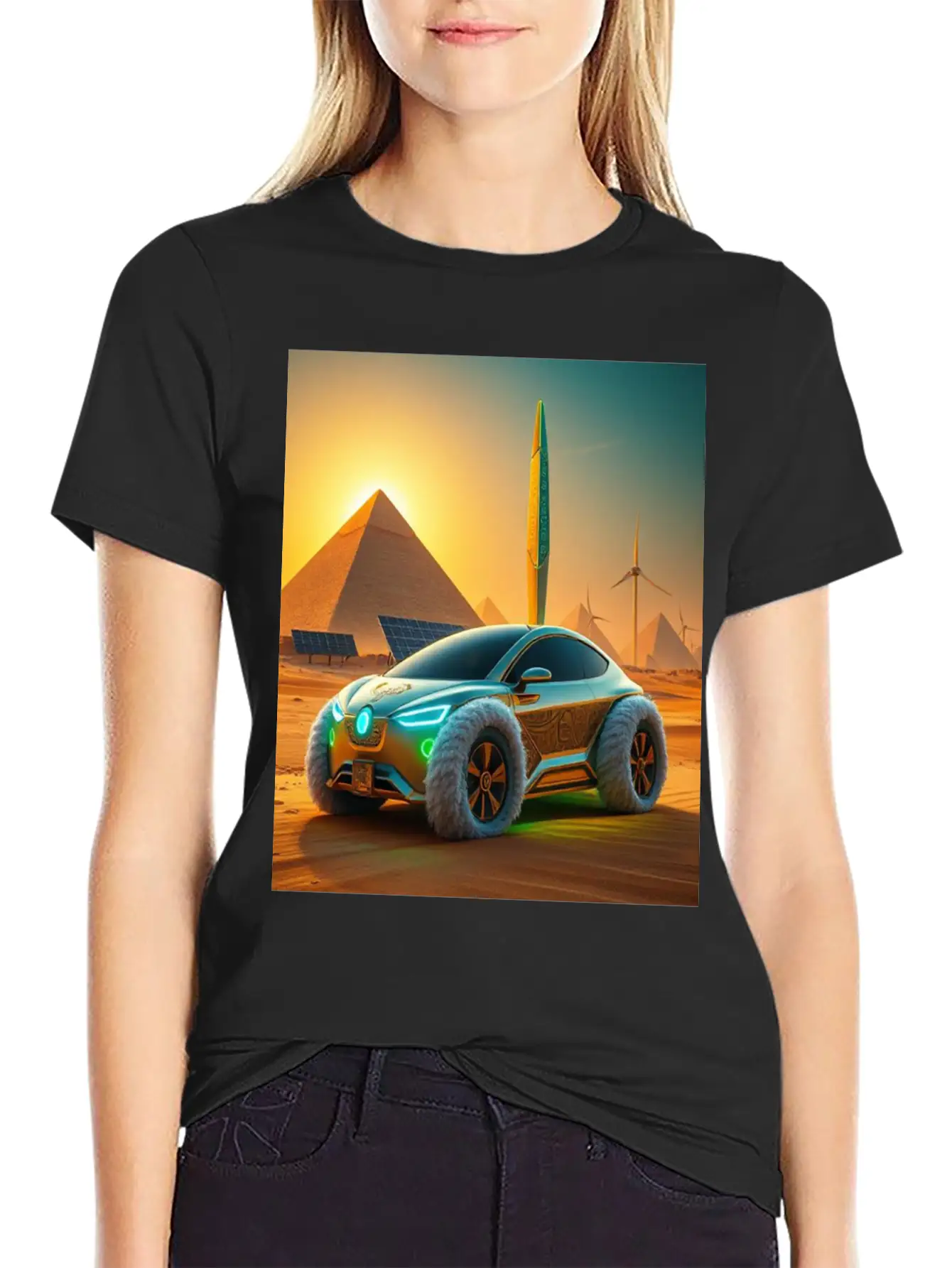 Clean Energy & EV Design Essential Cotton Tee For Daily Outfits ¨C Unisex Style
