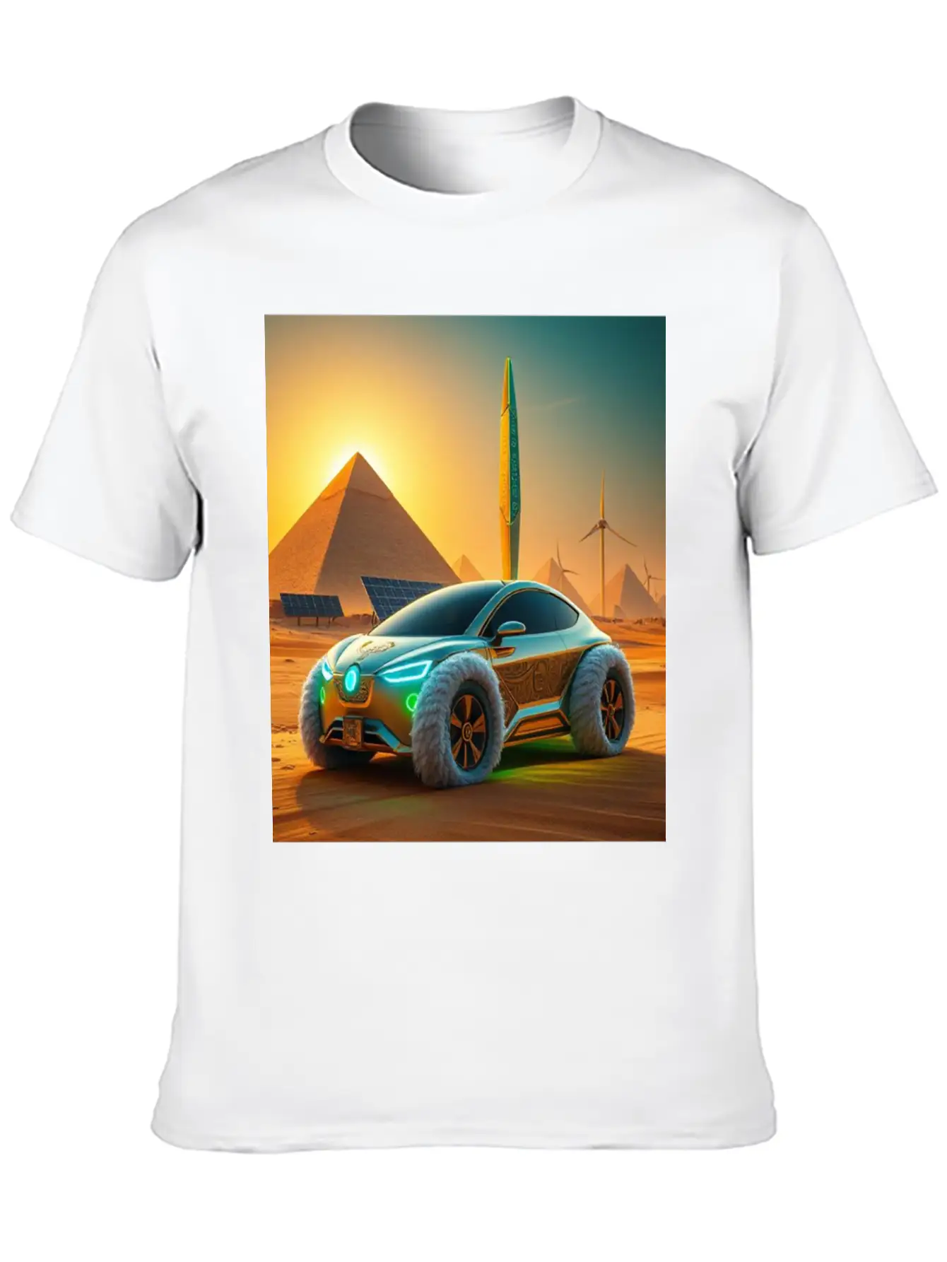 Clean Energy & EV Design Essential Cotton Tee For Daily Outfits ¨C Unisex Style