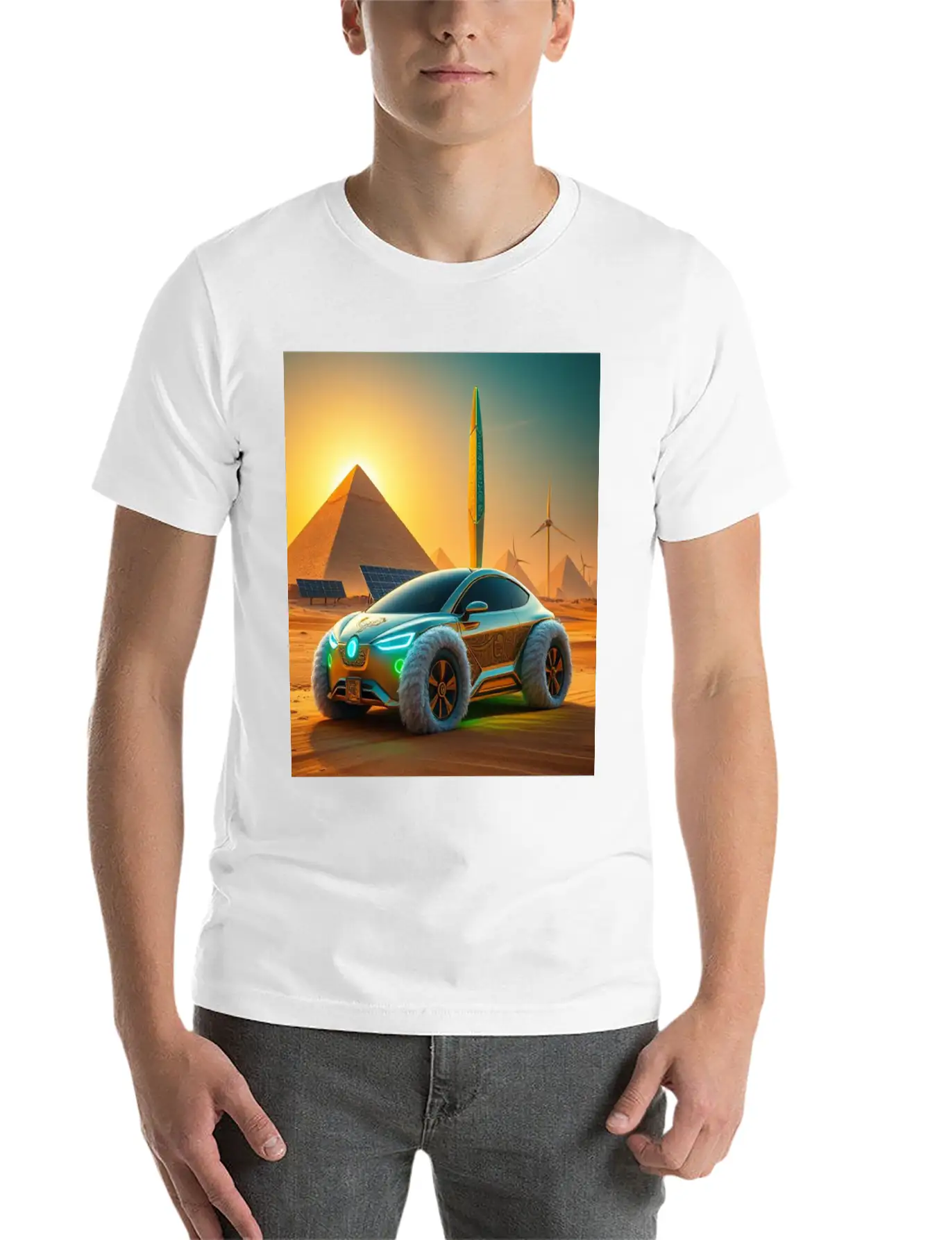 Clean Energy & EV Design Essential Cotton Tee For Daily Outfits ¨C Unisex Style