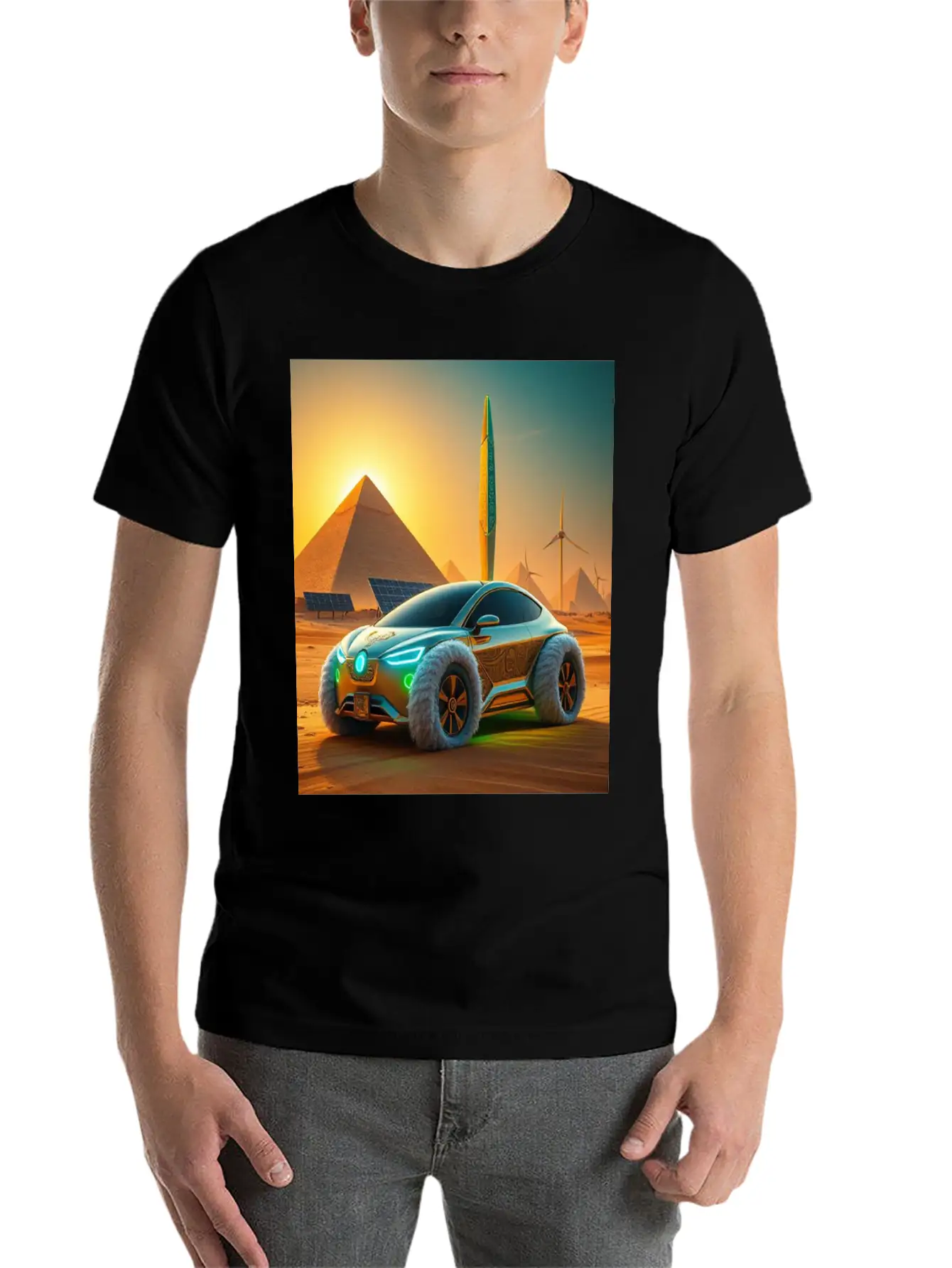 Clean Energy & EV Design Essential Cotton Tee For Daily Outfits ¨C Unisex Style