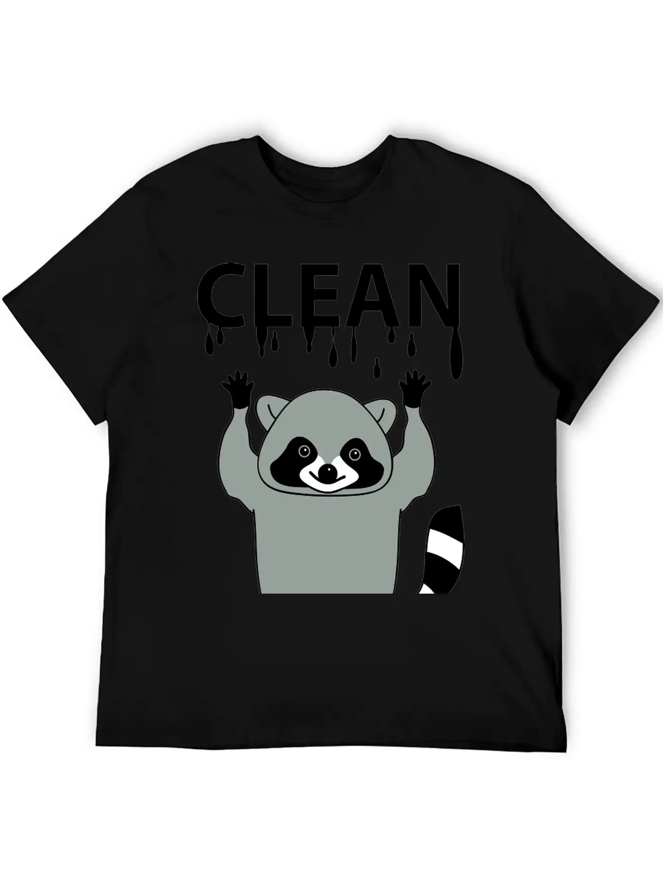 Clean Raccoon Soft Cotton Short Sleeve Tee ¨C Unisex Wardrobe Staple