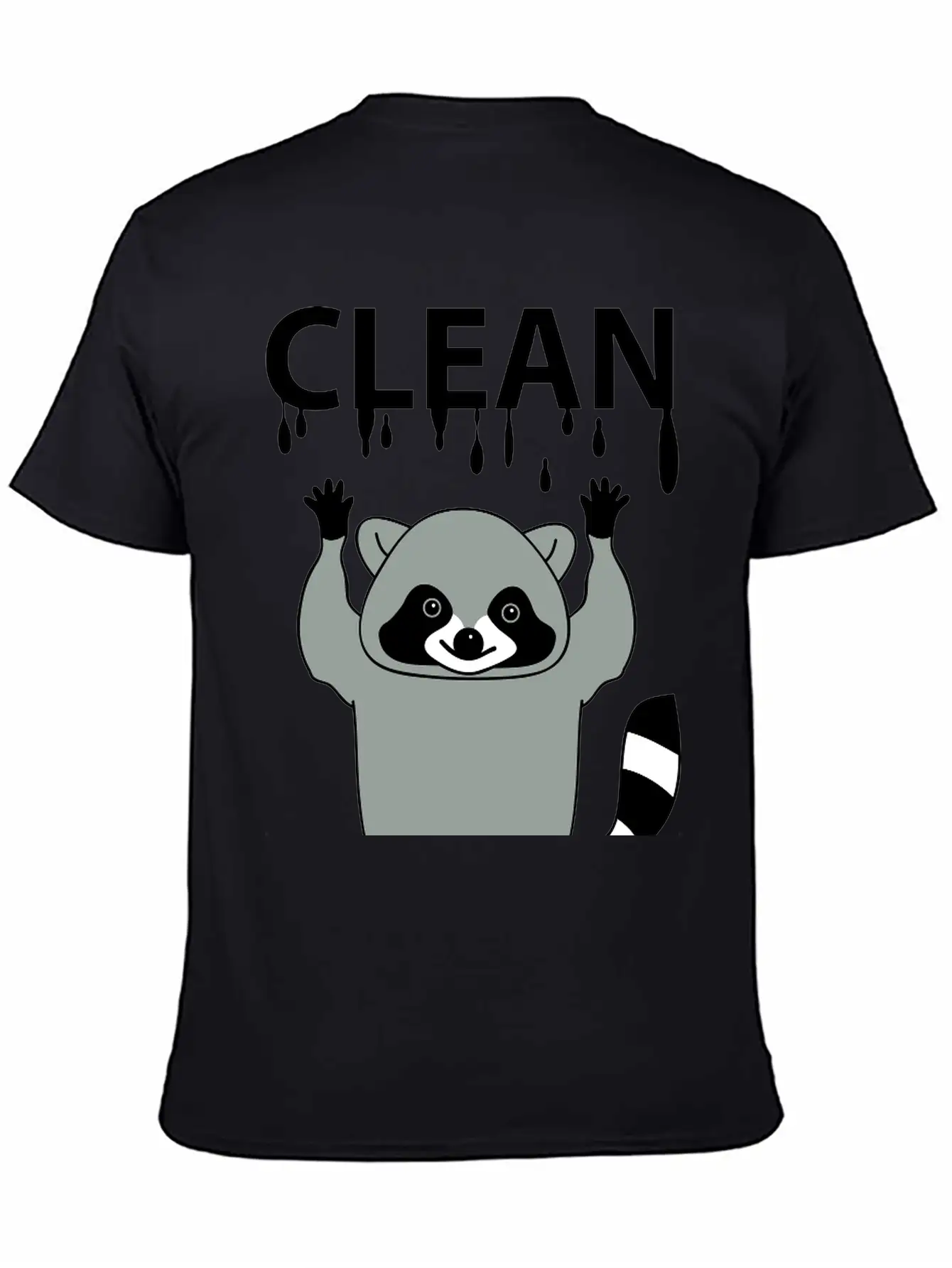 Clean Raccoon Soft Cotton Short Sleeve Tee ¨C Unisex Wardrobe Staple