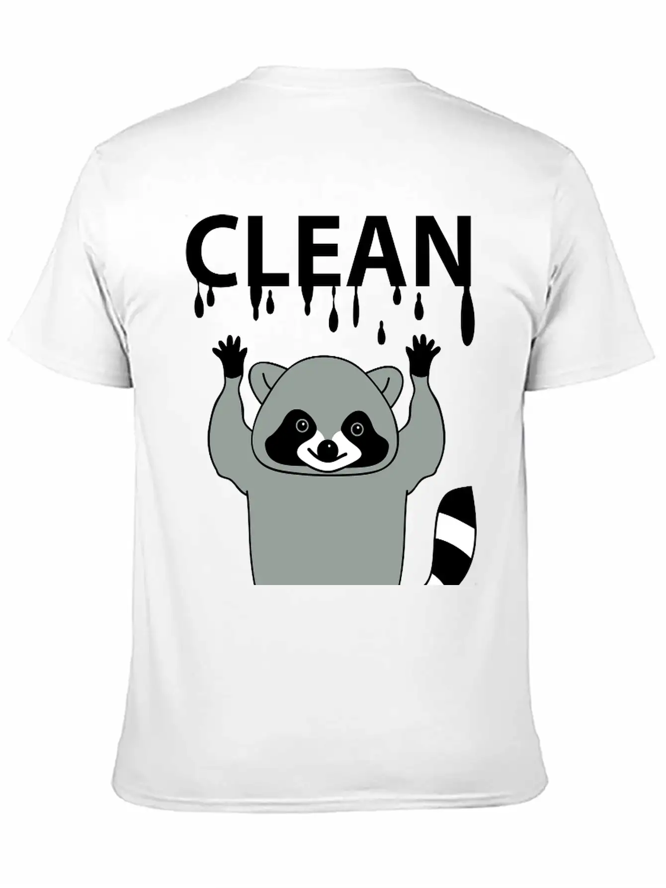 Clean Raccoon Soft Cotton Short Sleeve Tee ¨C Unisex Wardrobe Staple