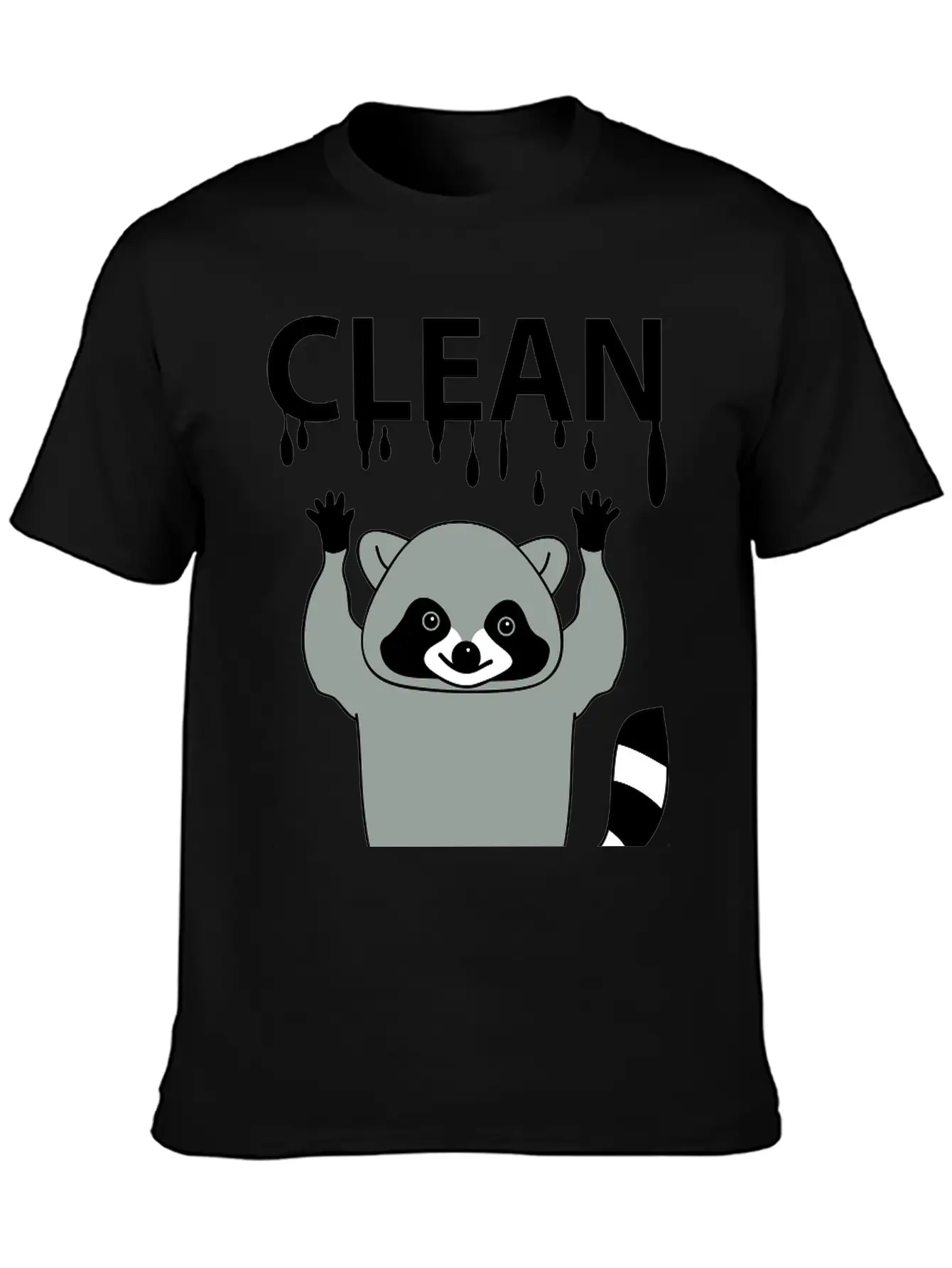 Clean Raccoon Soft Cotton Short Sleeve Tee ¨C Unisex Wardrobe Staple