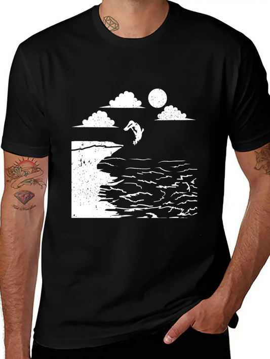 Cliff Jumper Cliff Jumping Essential Cotton Tee For Daily Outfits ¨C Unisex Style