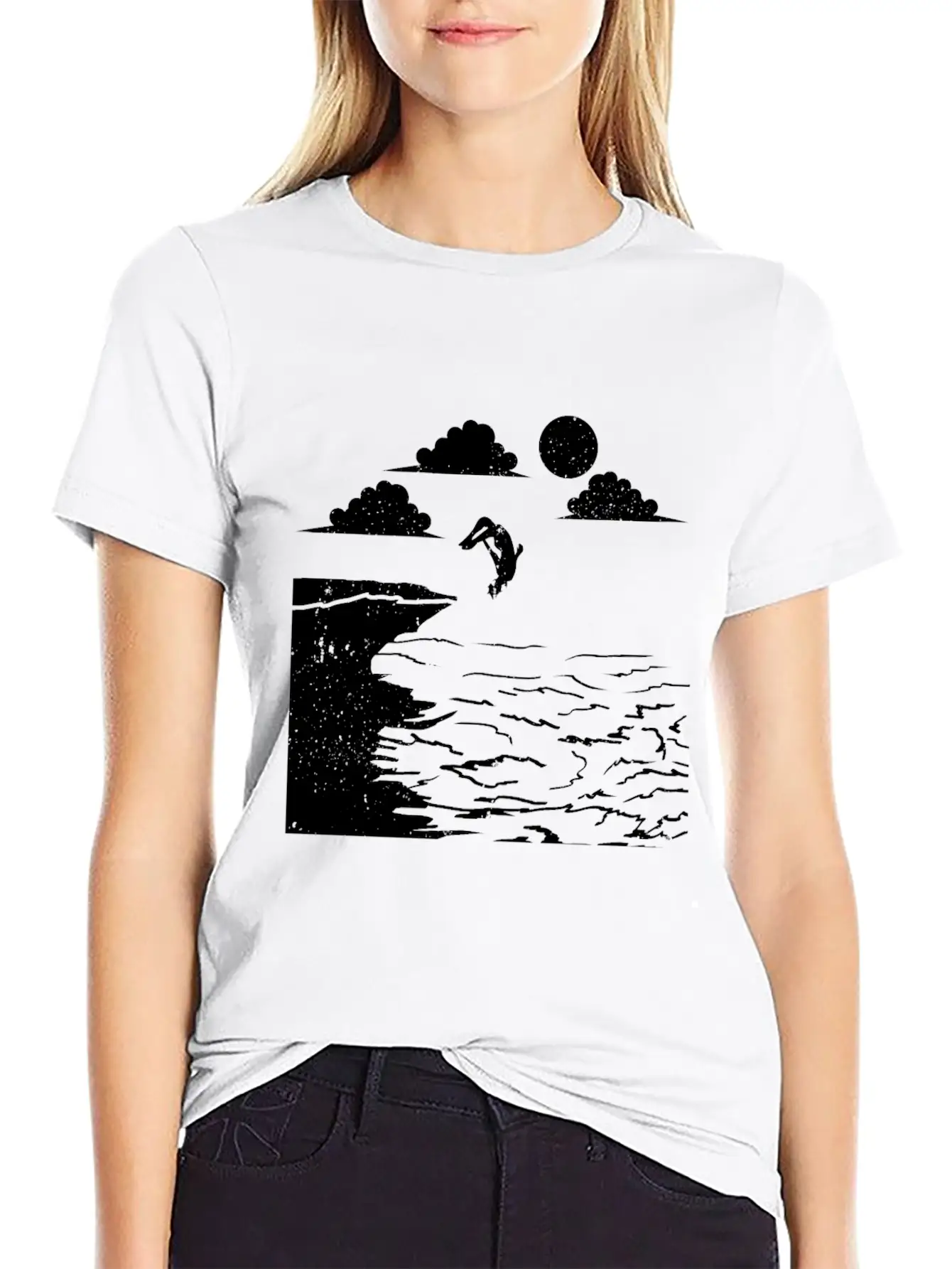 Cliff Jumper Cliff Jumping Essential Cotton Tee For Daily Outfits ¨C Unisex Style