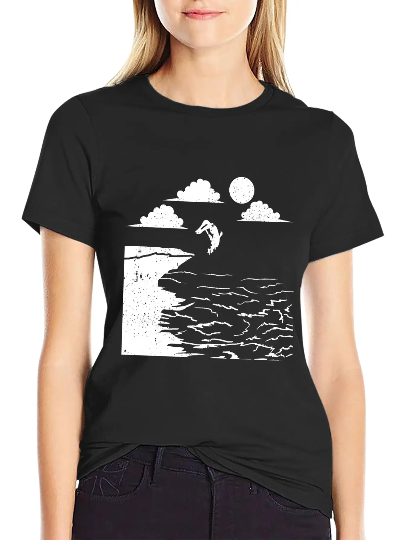 Cliff Jumper Cliff Jumping Essential Cotton Tee For Daily Outfits ¨C Unisex Style