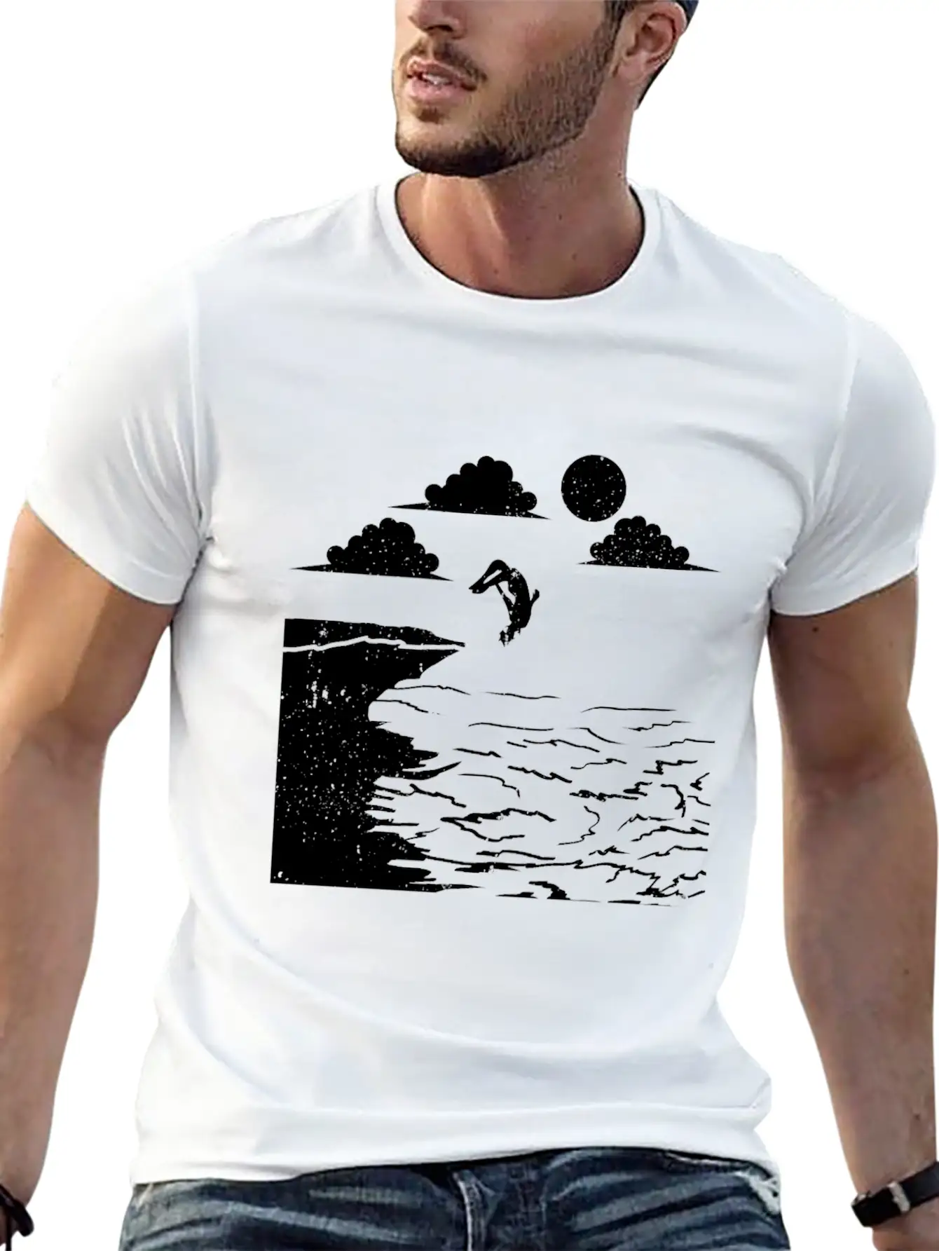 Cliff Jumper Cliff Jumping Essential Cotton Tee For Daily Outfits ¨C Unisex Style