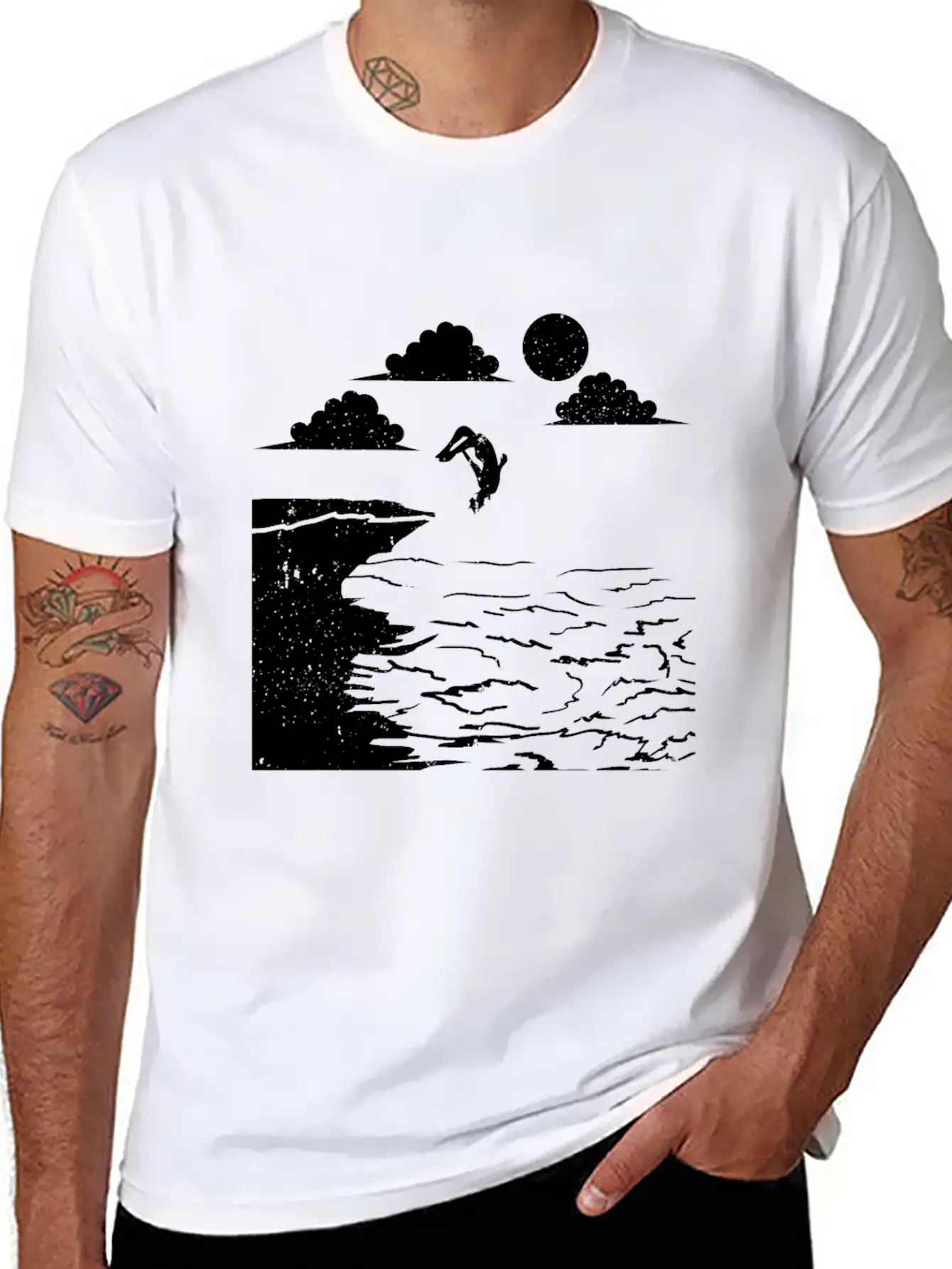 Cliff Jumper Cliff Jumping Essential Cotton Tee For Daily Outfits ¨C Unisex Style