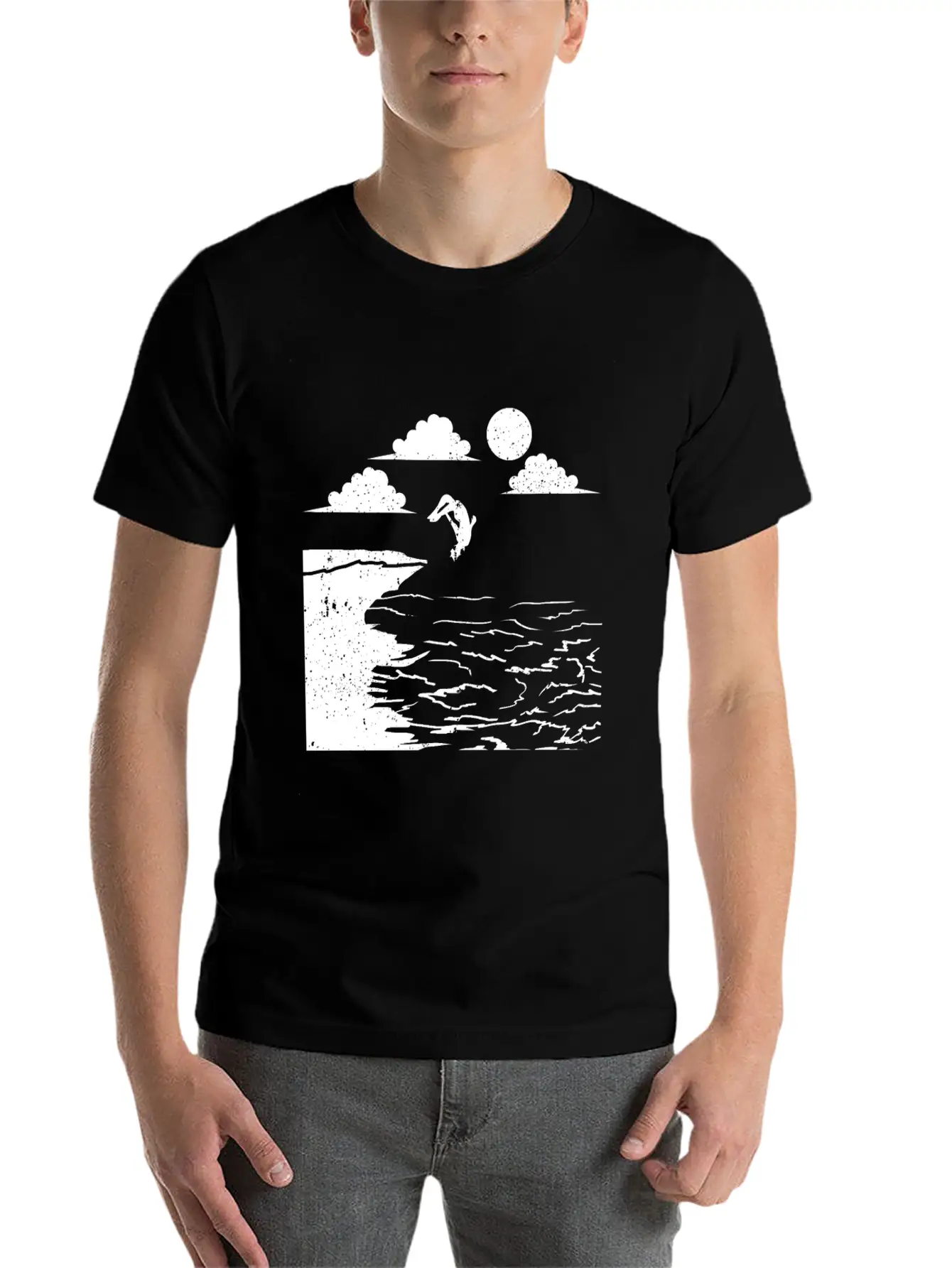 Cliff Jumper Cliff Jumping Essential Cotton Tee For Daily Outfits ¨C Unisex Style