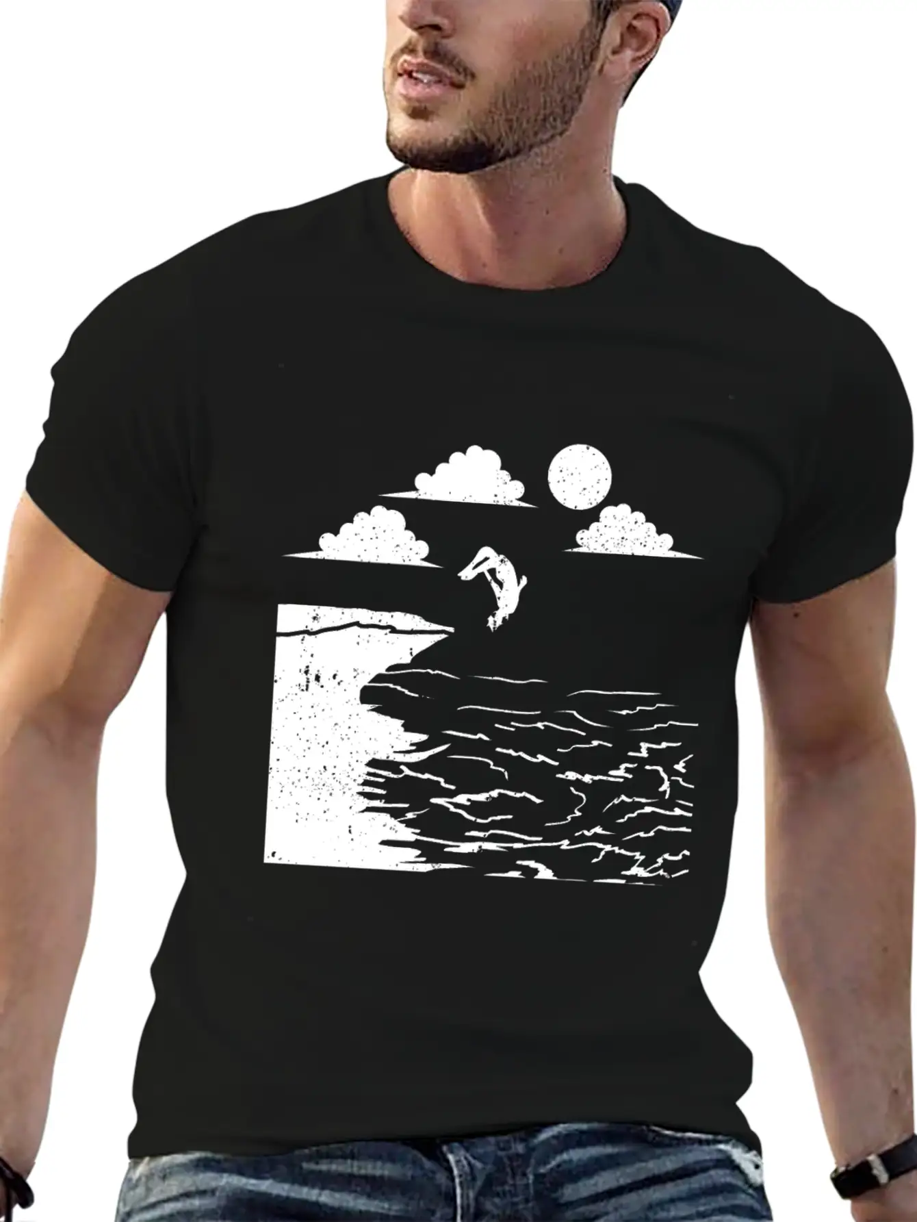 Cliff Jumper Cliff Jumping Essential Cotton Tee For Daily Outfits ¨C Unisex Style