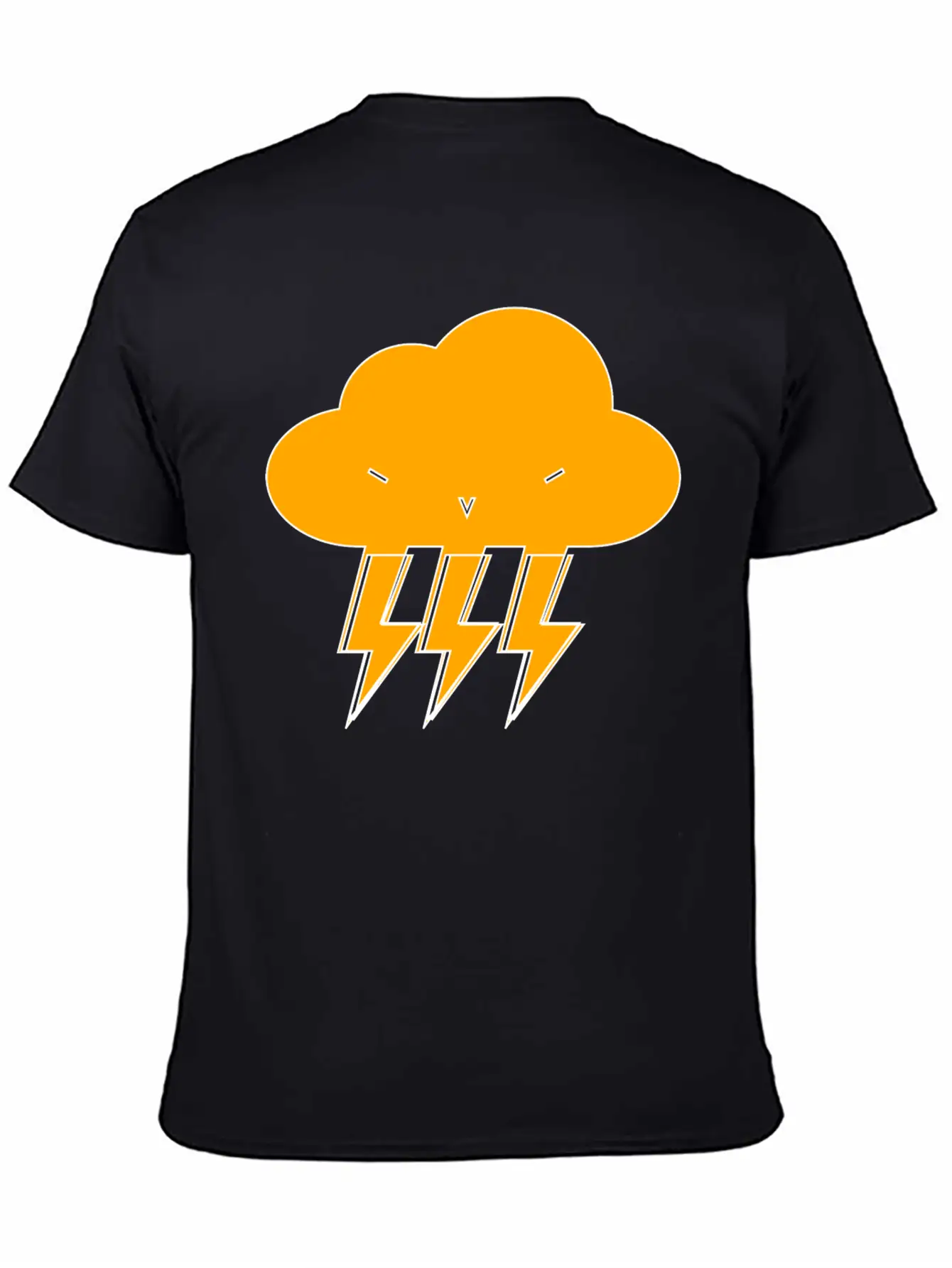 Cloud & Lightning | Hehe Essential Cotton Tee For Daily Outfits ¨C Unisex Style