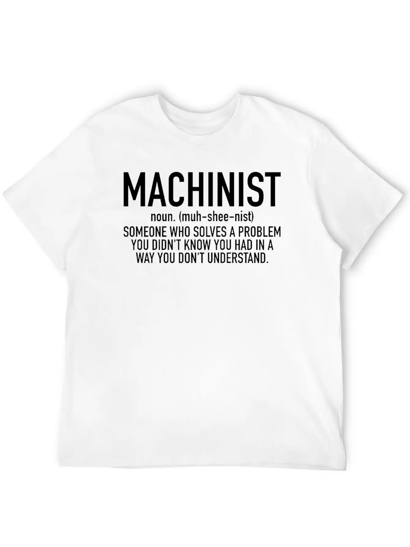 CNC Machinist G-Code 3D Printing Essential Cotton Tee For Daily Outfits ¨C Unisex Style