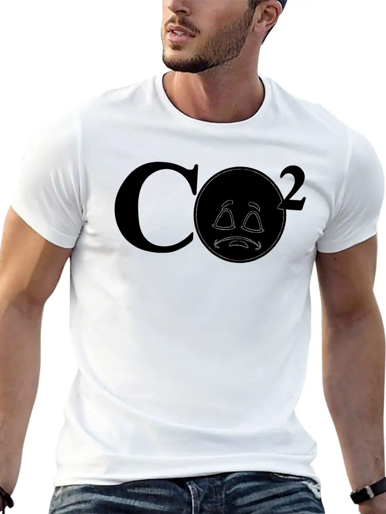 CO2 Climate Change Basic Graphic T-Shirt ¨C Daily Comfort In Soft Cotton