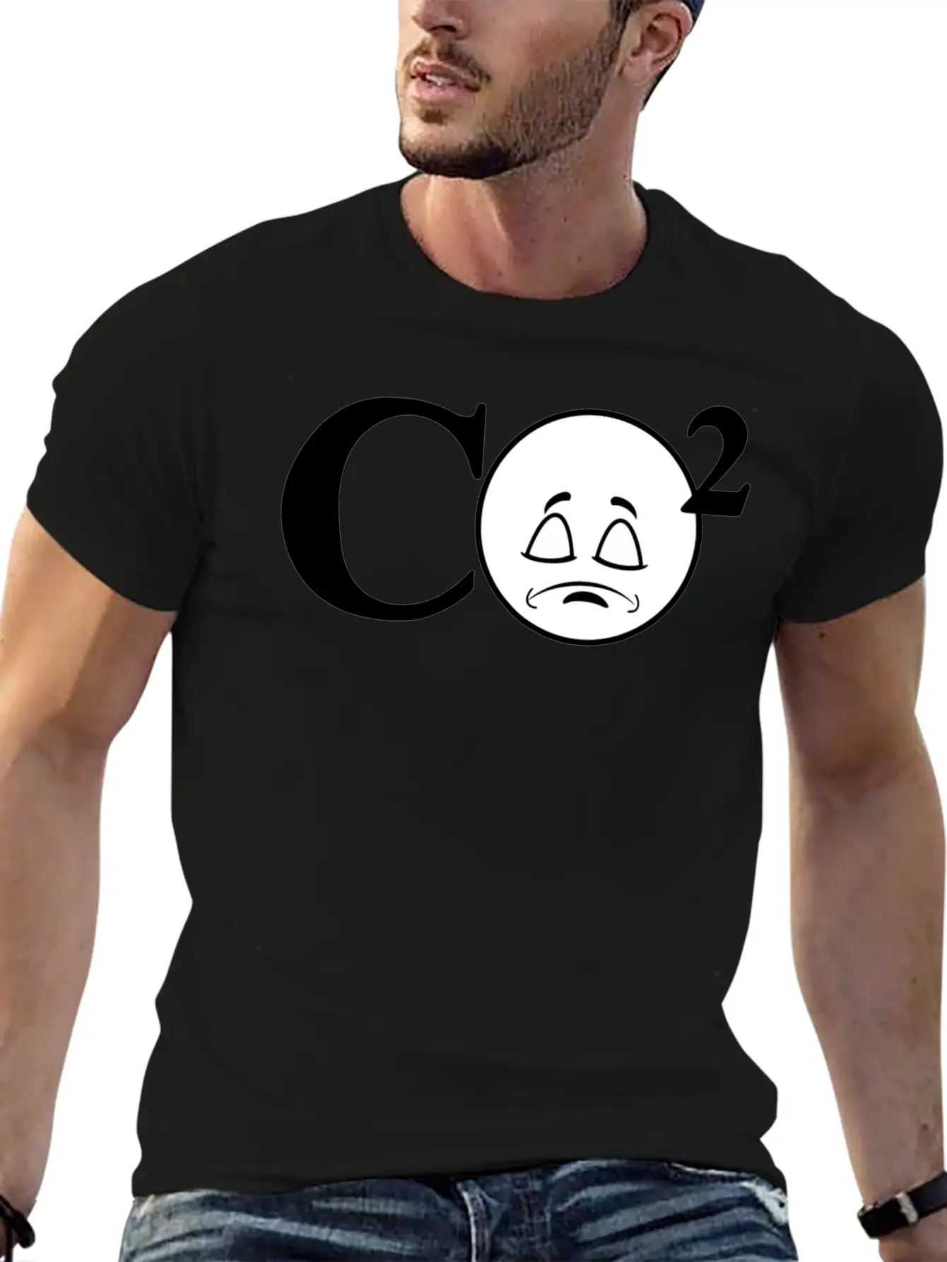 CO2 Climate Change Basic Graphic T-Shirt ¨C Daily Comfort In Soft Cotton