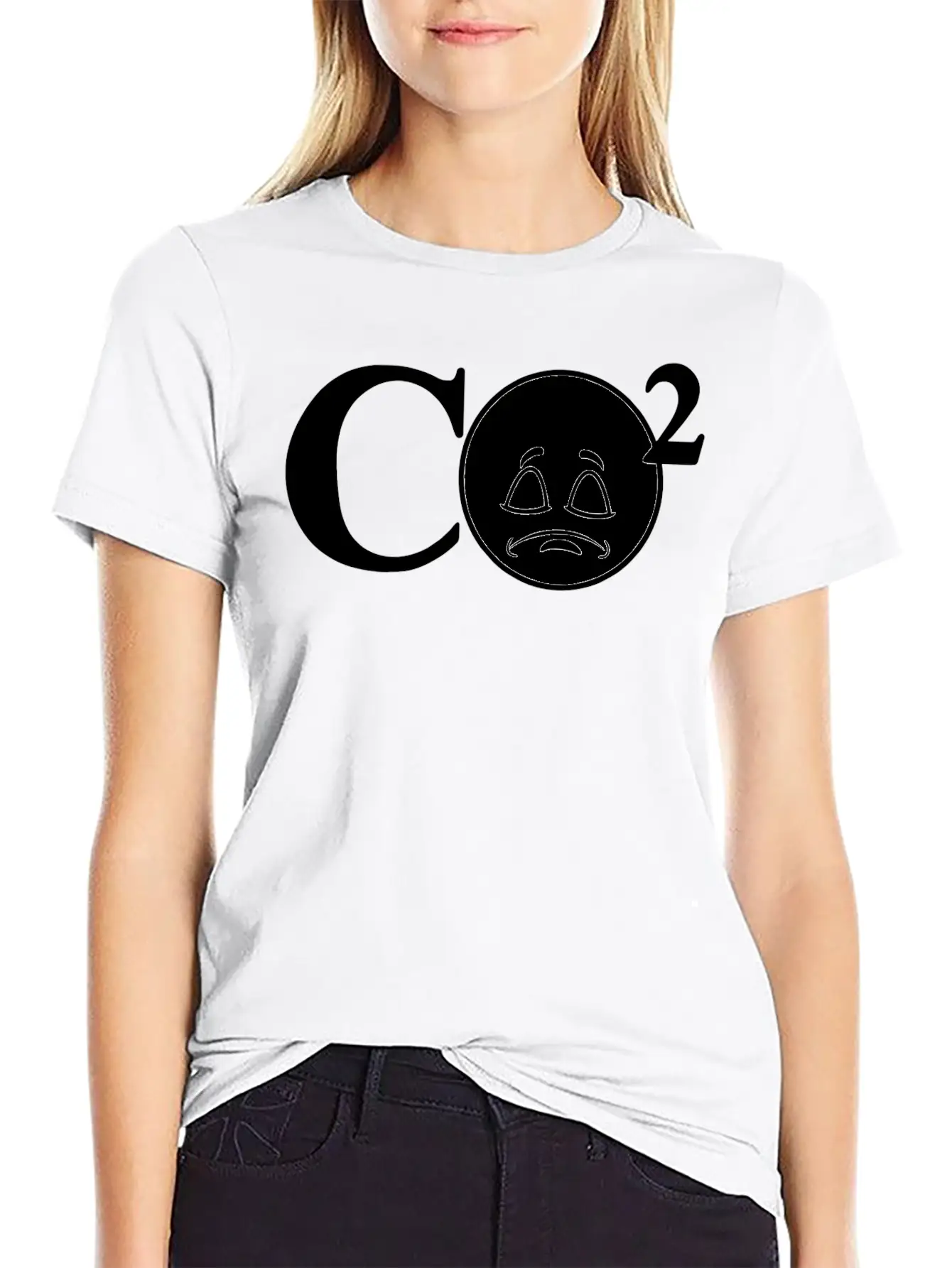 CO2 Climate Change Basic Graphic T-Shirt ¨C Daily Comfort In Soft Cotton