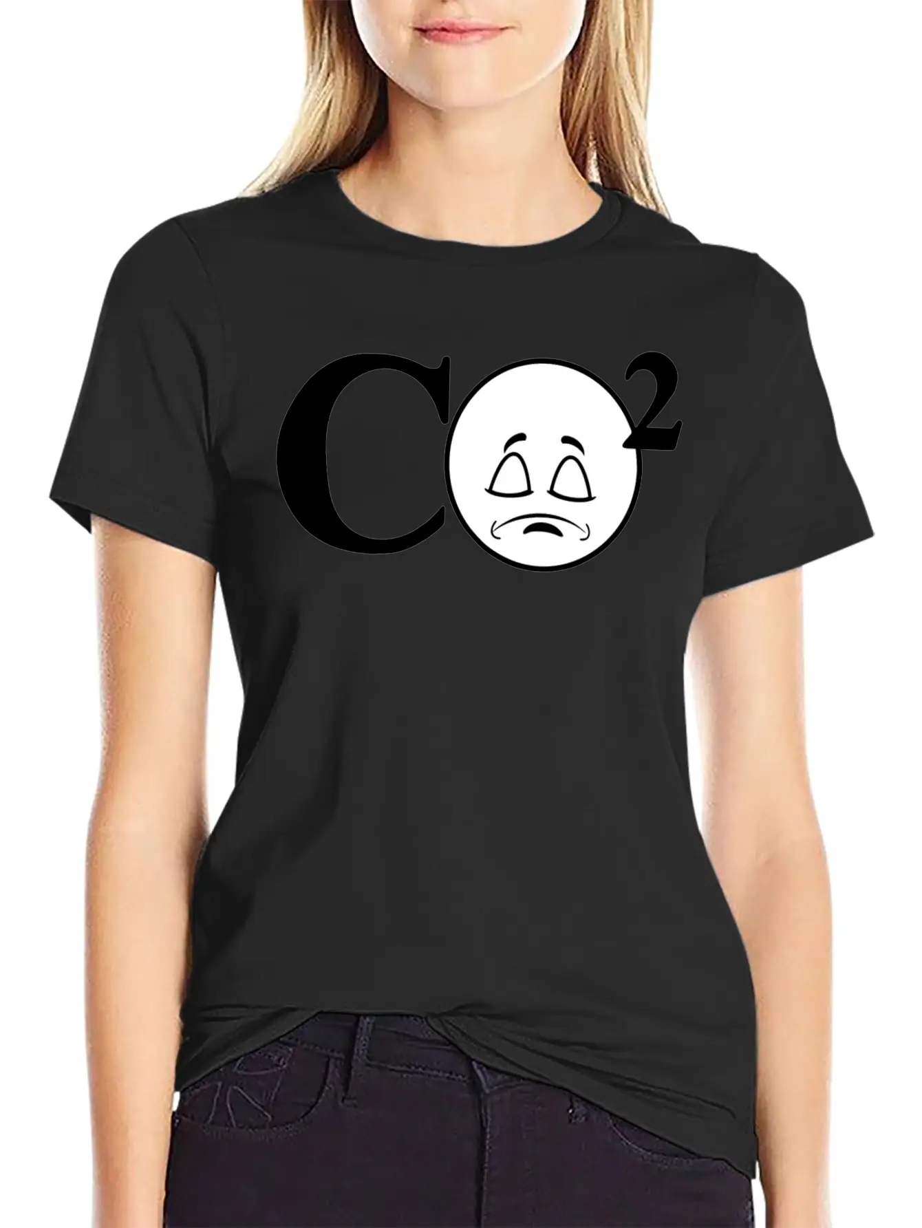CO2 Climate Change Basic Graphic T-Shirt ¨C Daily Comfort In Soft Cotton