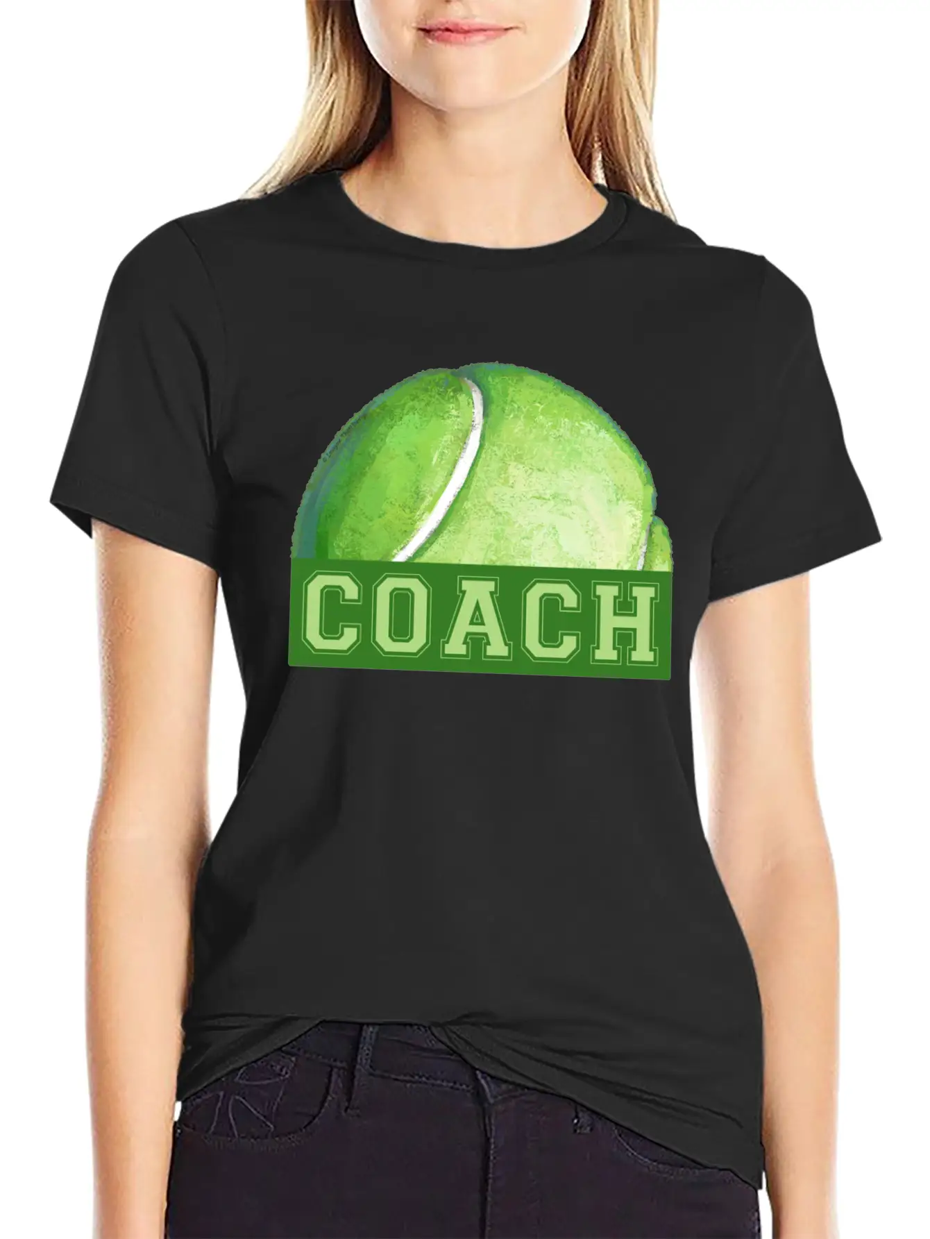 Coach Tennis Ball Art Soft Cotton Short Sleeve Tee ¨C Unisex Wardrobe Staple