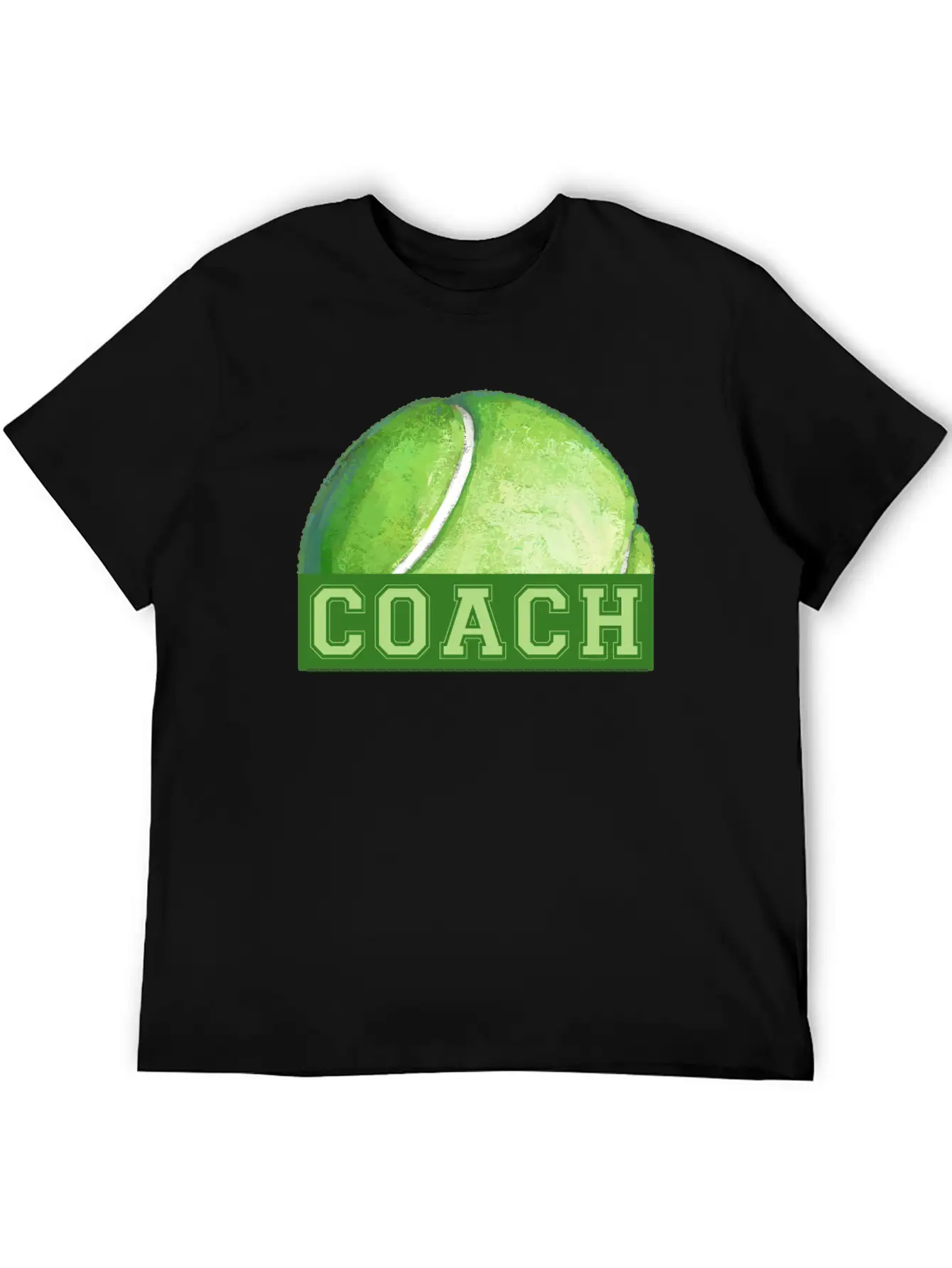 Coach Tennis Ball Art Soft Cotton Short Sleeve Tee ¨C Unisex Wardrobe Staple