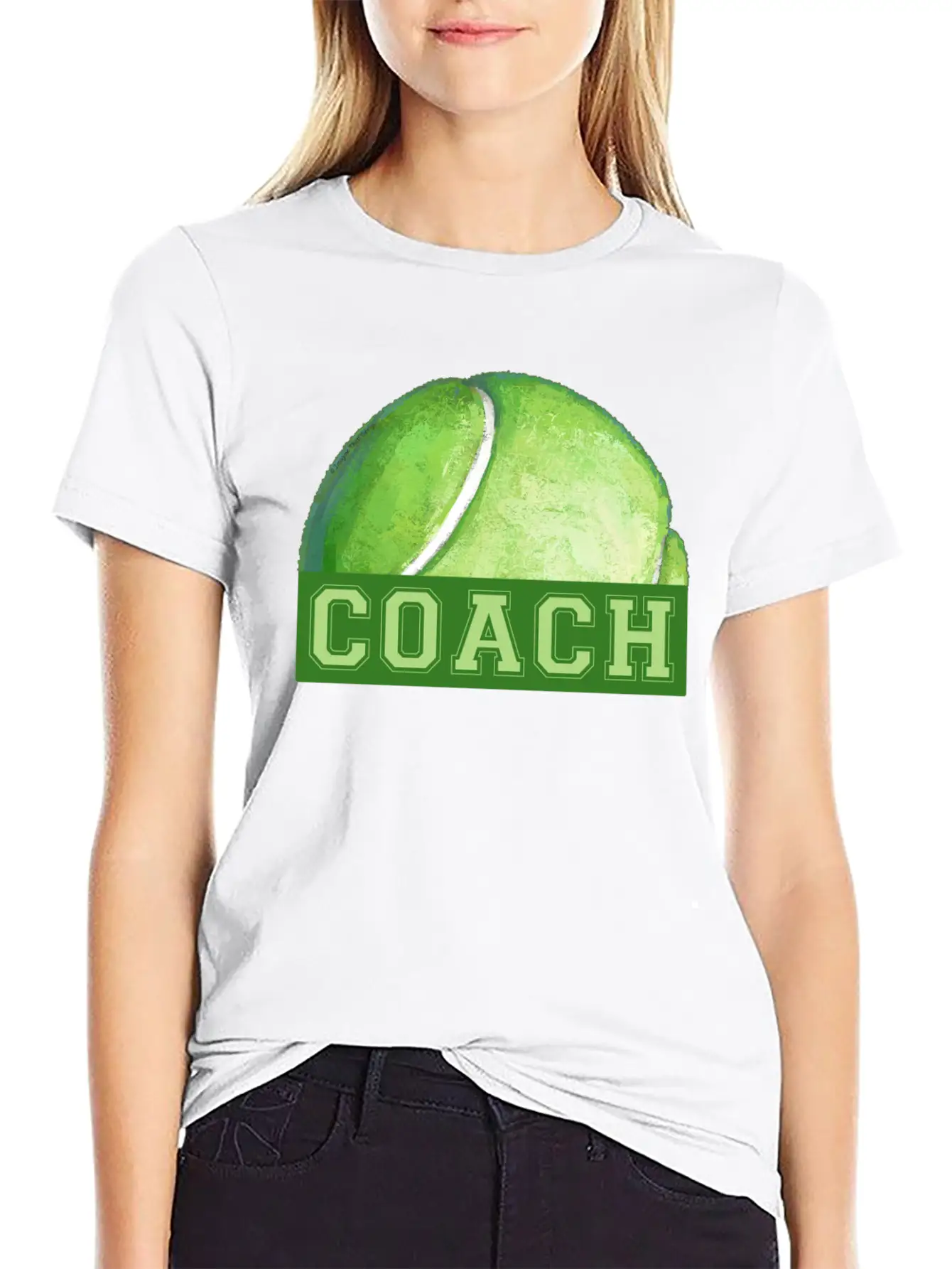 Coach Tennis Ball Art Soft Cotton Short Sleeve Tee ¨C Unisex Wardrobe Staple