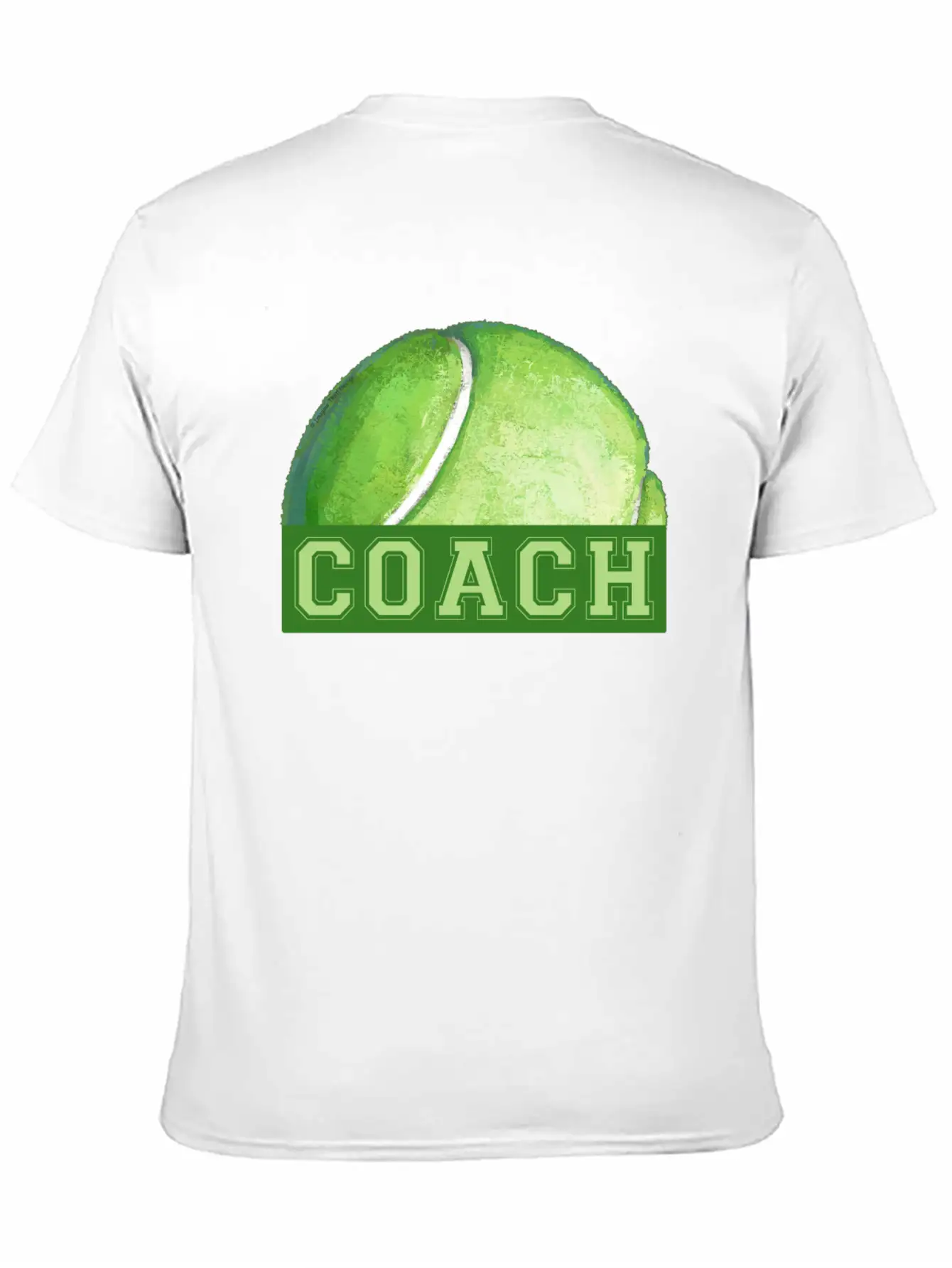 Coach Tennis Ball Art Soft Cotton Short Sleeve Tee ¨C Unisex Wardrobe Staple