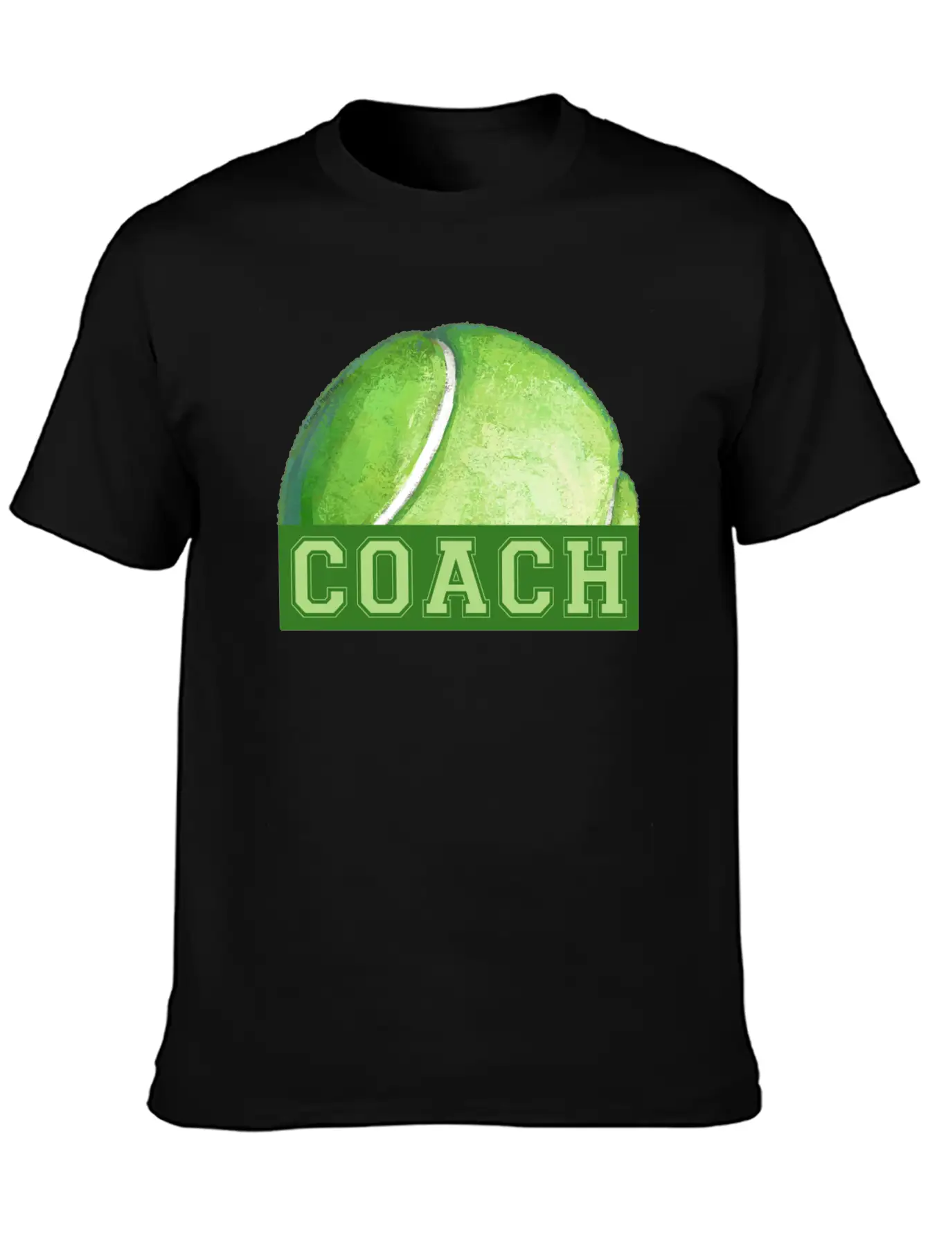 Coach Tennis Ball Art Soft Cotton Short Sleeve Tee ¨C Unisex Wardrobe Staple