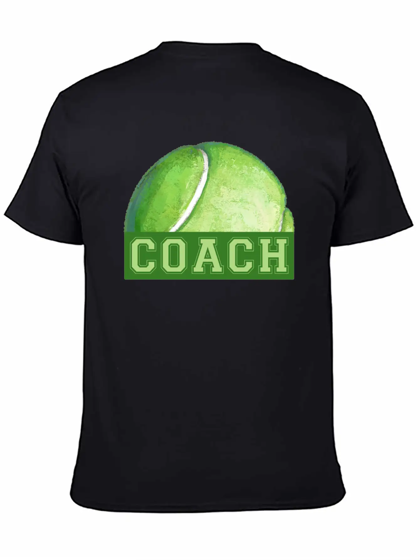 Coach Tennis Ball Art Soft Cotton Short Sleeve Tee ¨C Unisex Wardrobe Staple