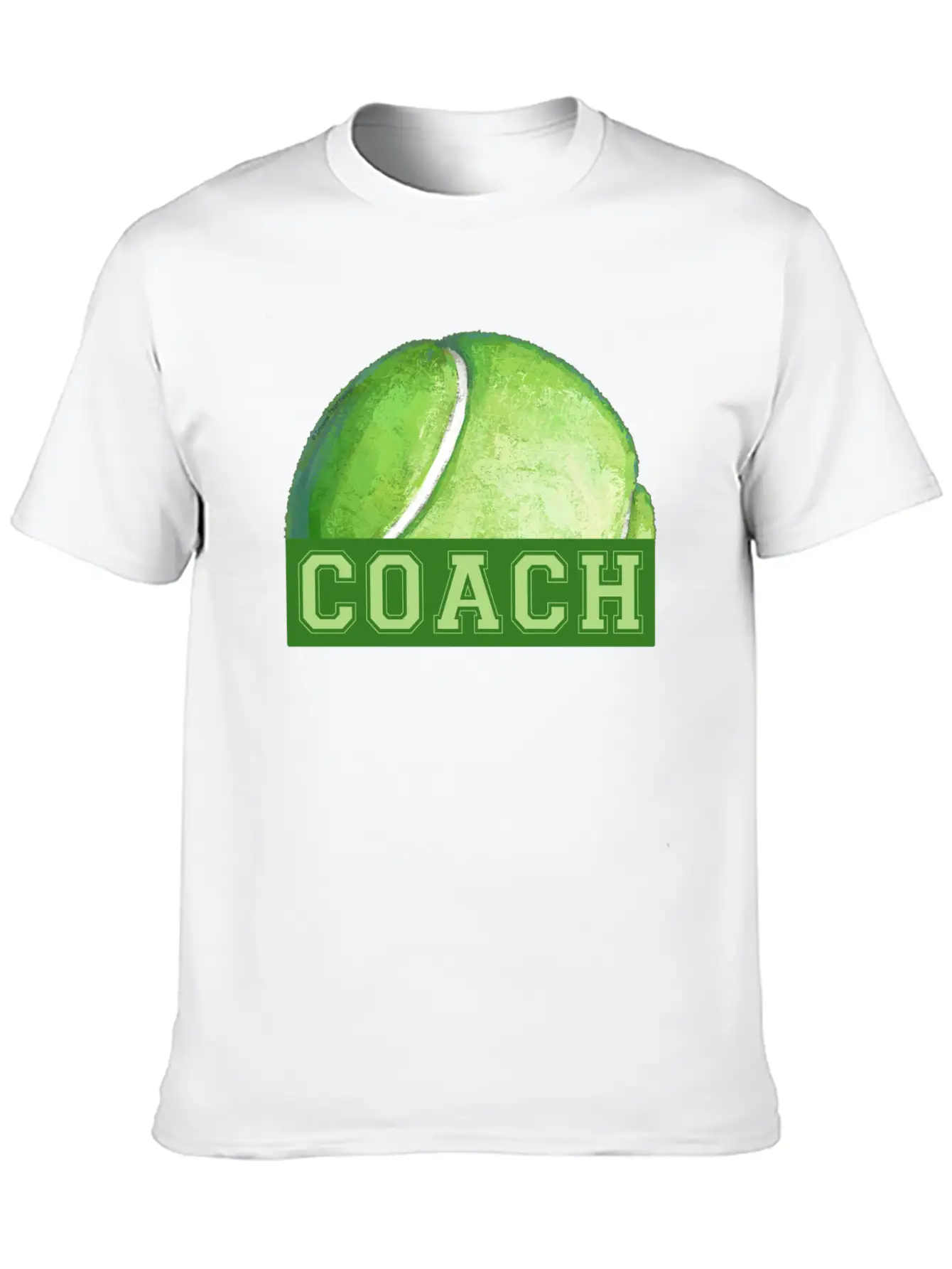 Coach Tennis Ball Art Soft Cotton Short Sleeve Tee ¨C Unisex Wardrobe Staple