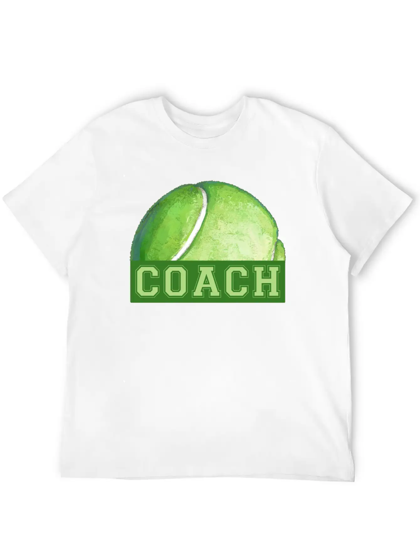Coach Tennis Ball Art Soft Cotton Short Sleeve Tee ¨C Unisex Wardrobe Staple