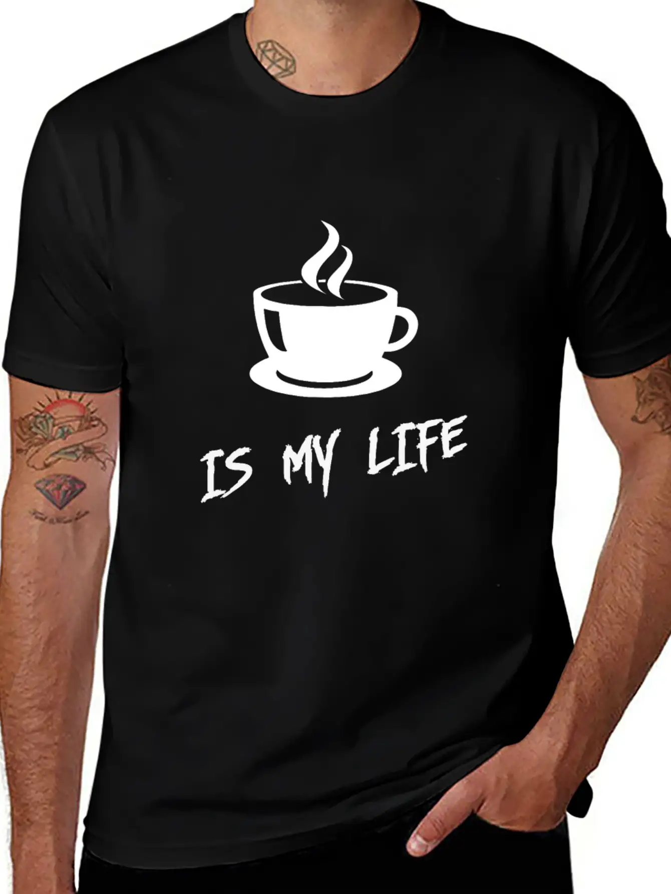 Coffee Is My Life Soft Cotton Short Sleeve Tee ¨C Unisex Wardrobe Staple