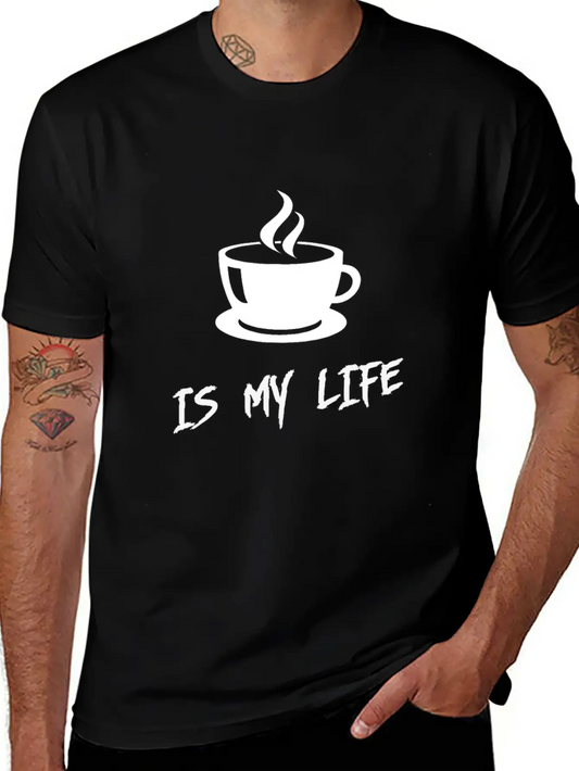 Coffee Is My Life Soft Cotton Short Sleeve Tee ¨C Unisex Wardrobe Staple