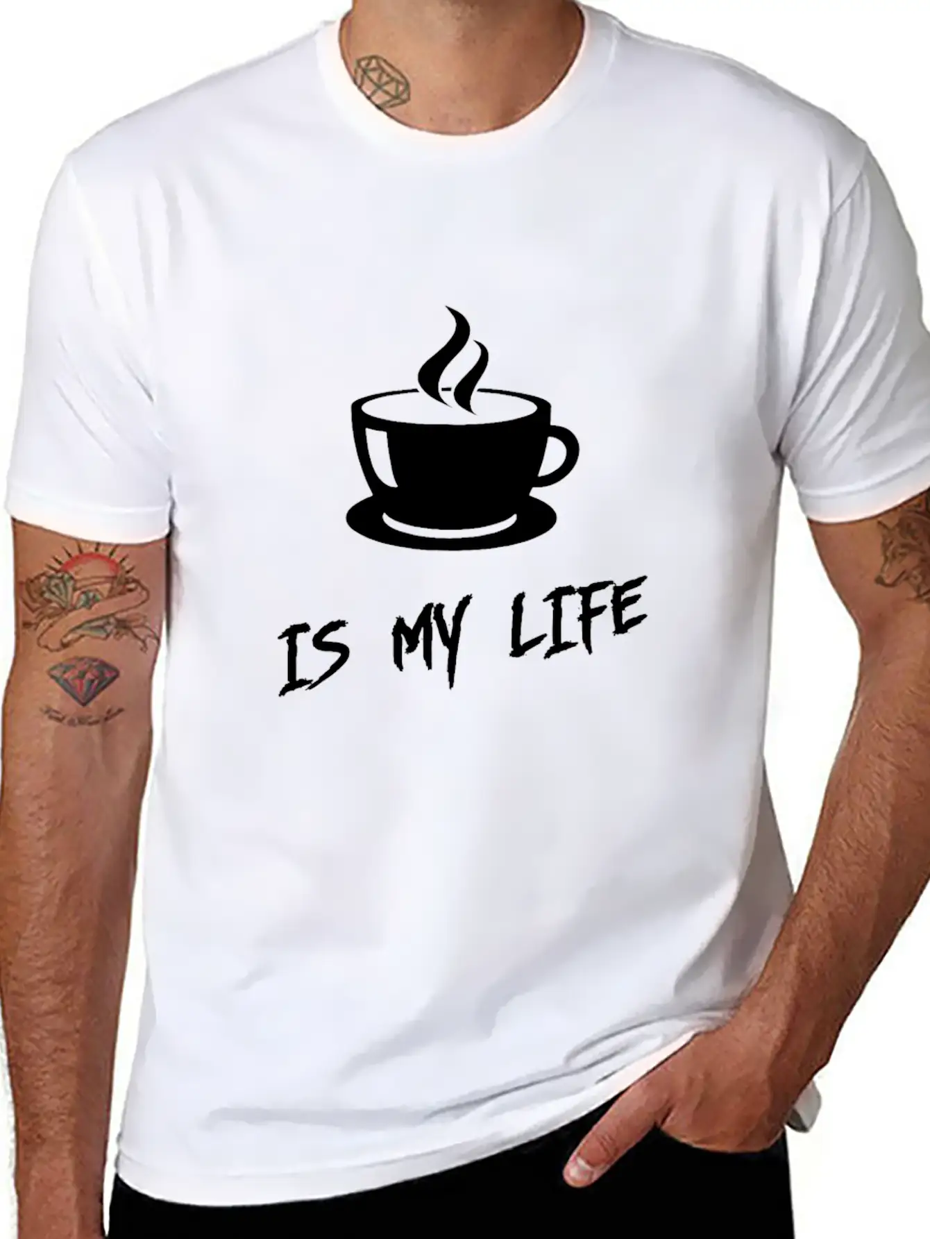 Coffee Is My Life Soft Cotton Short Sleeve Tee ¨C Unisex Wardrobe Staple