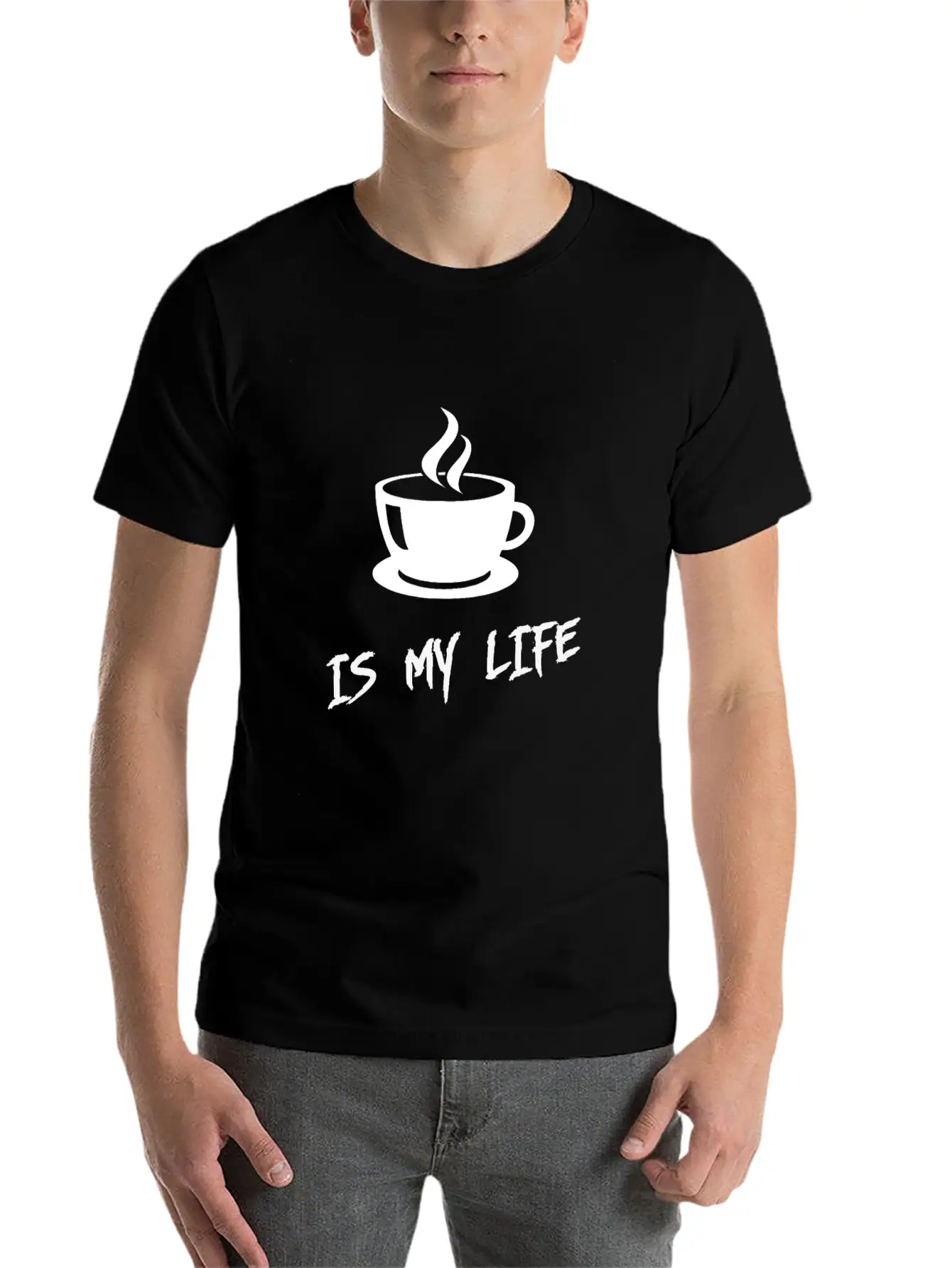 Coffee Is My Life Soft Cotton Short Sleeve Tee ¨C Unisex Wardrobe Staple