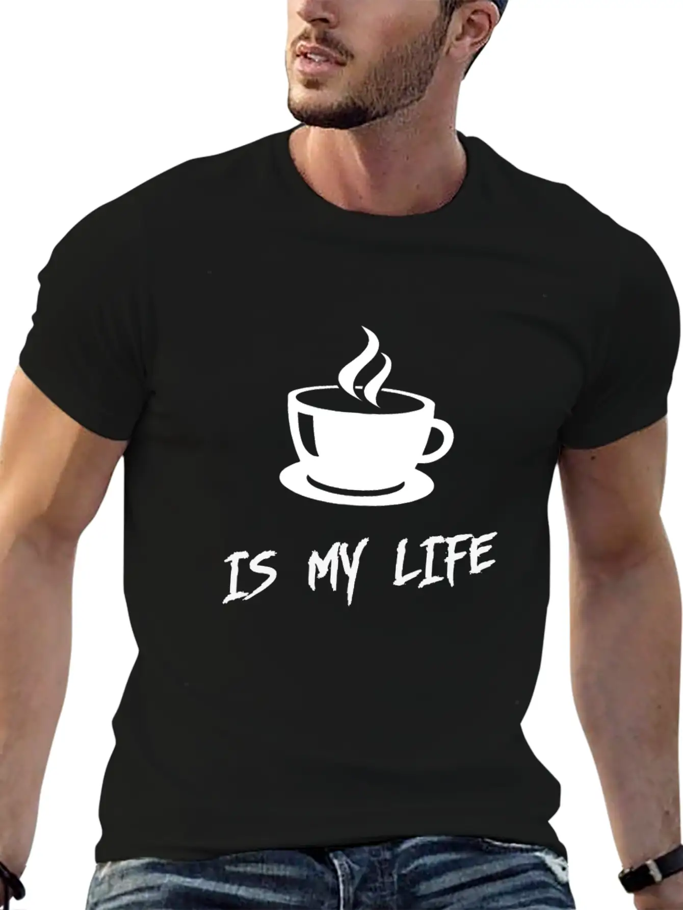 Coffee Is My Life Soft Cotton Short Sleeve Tee ¨C Unisex Wardrobe Staple